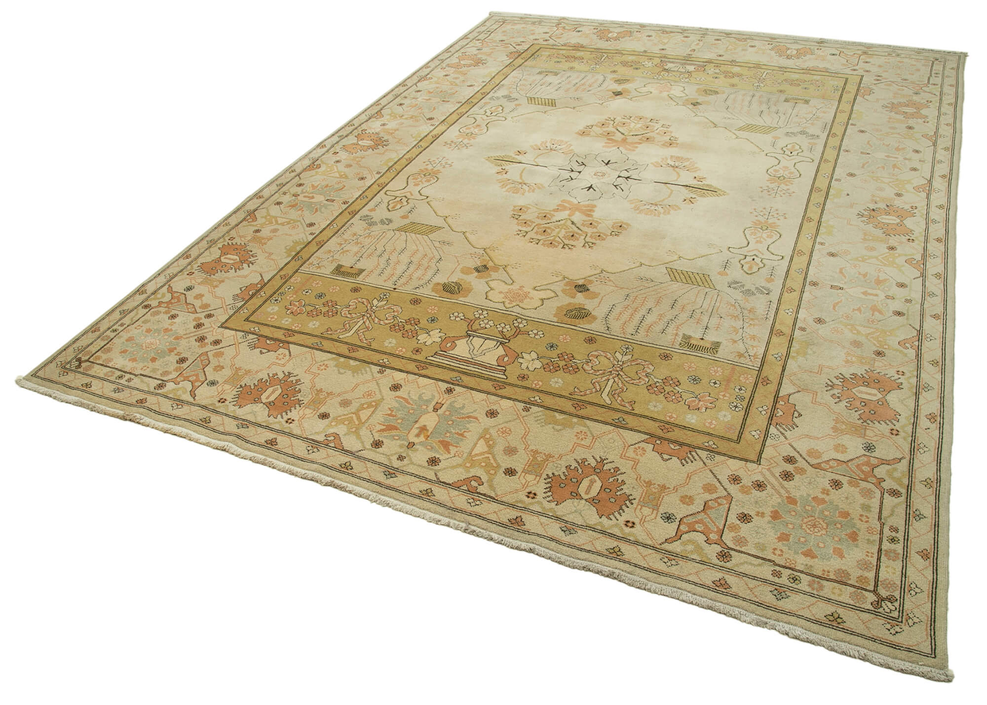 Alabaster Grand Oushak — 3.06 x 4.13