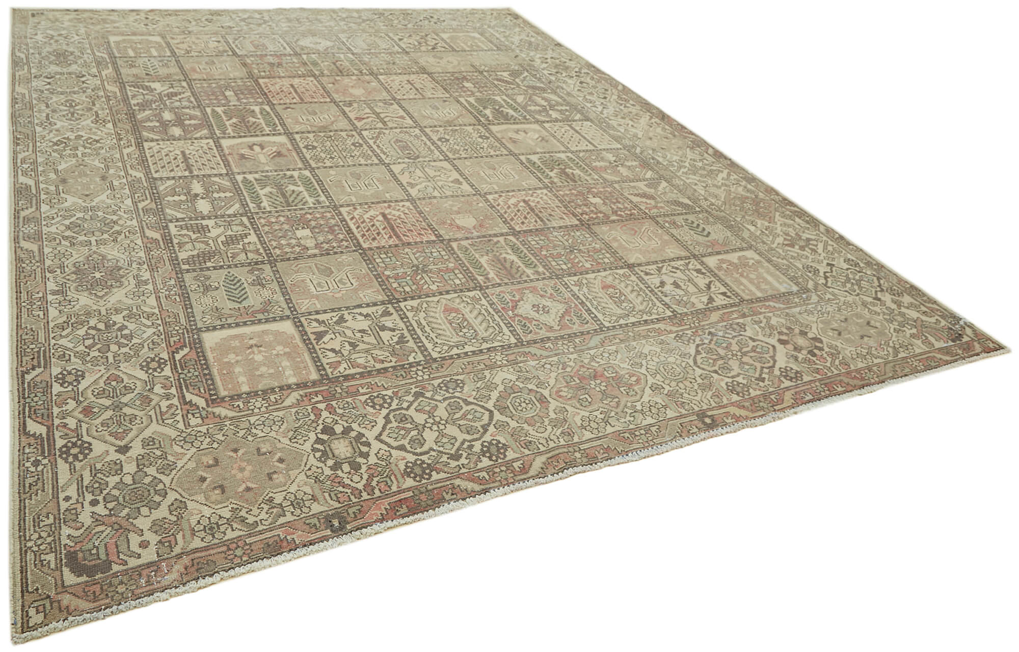 Beige Persian Handmade — 3.03 x 3.68