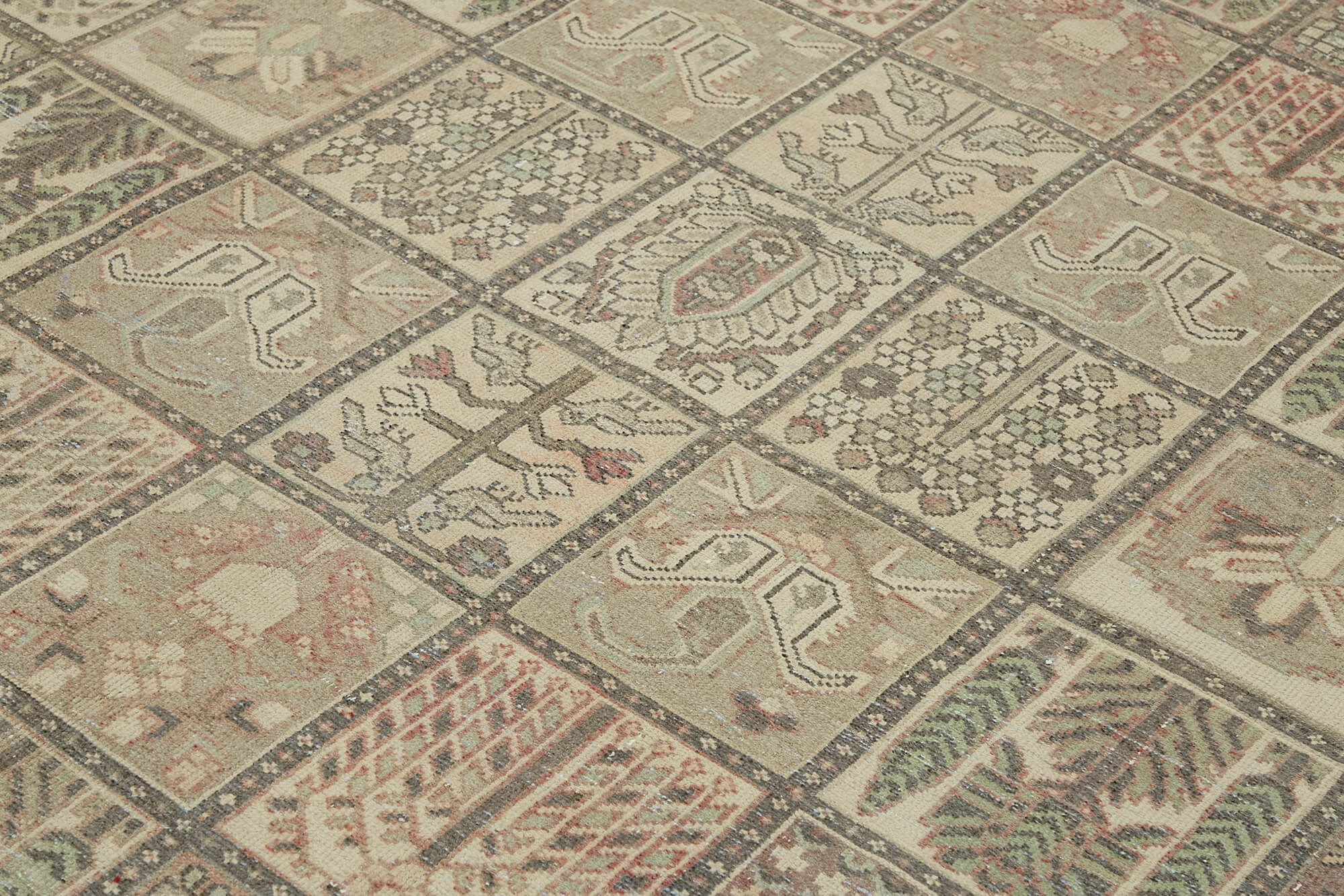 Beige Persian Handmade — 3.03 x 3.68