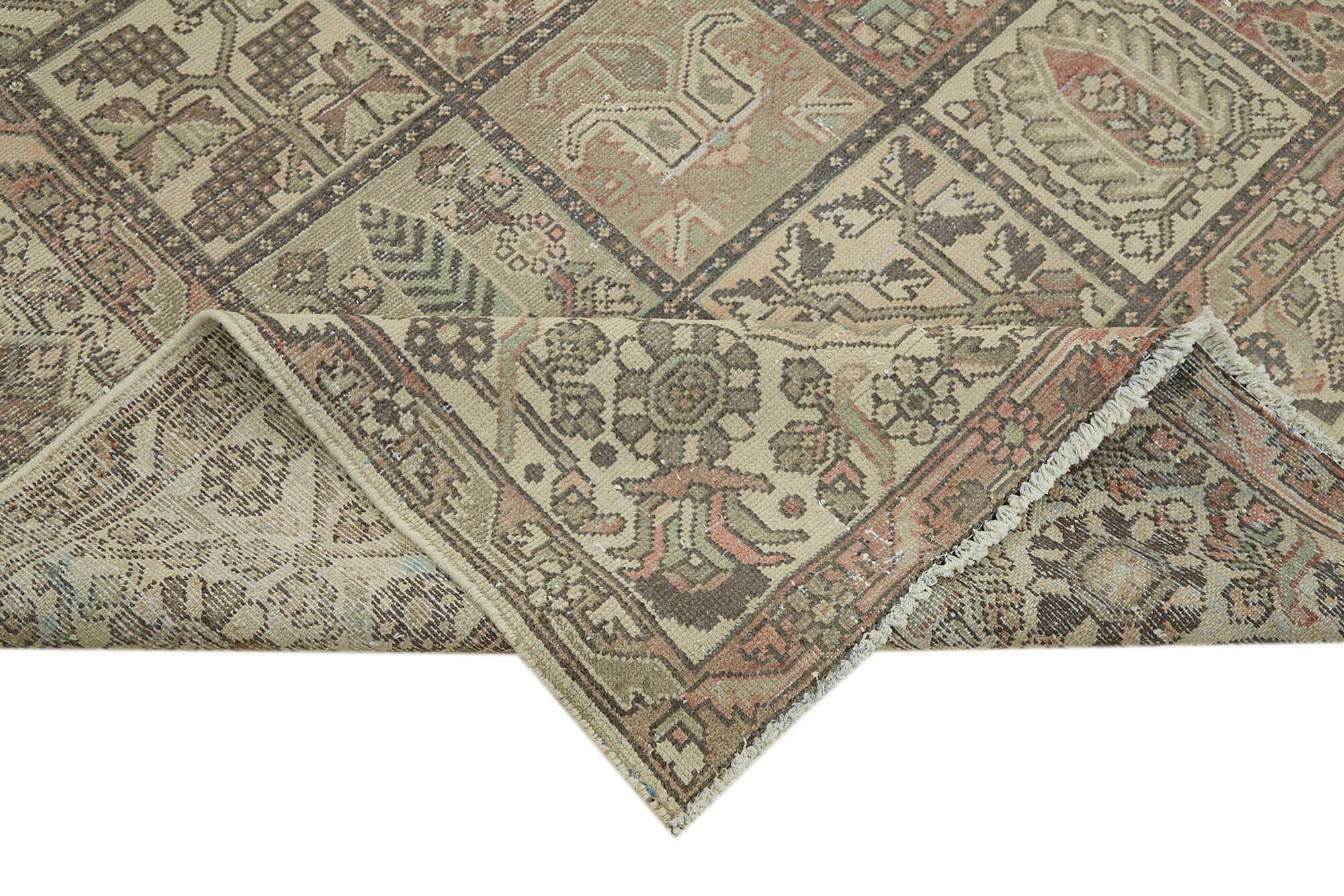 Beige Persian Handmade — 3.03 x 3.68