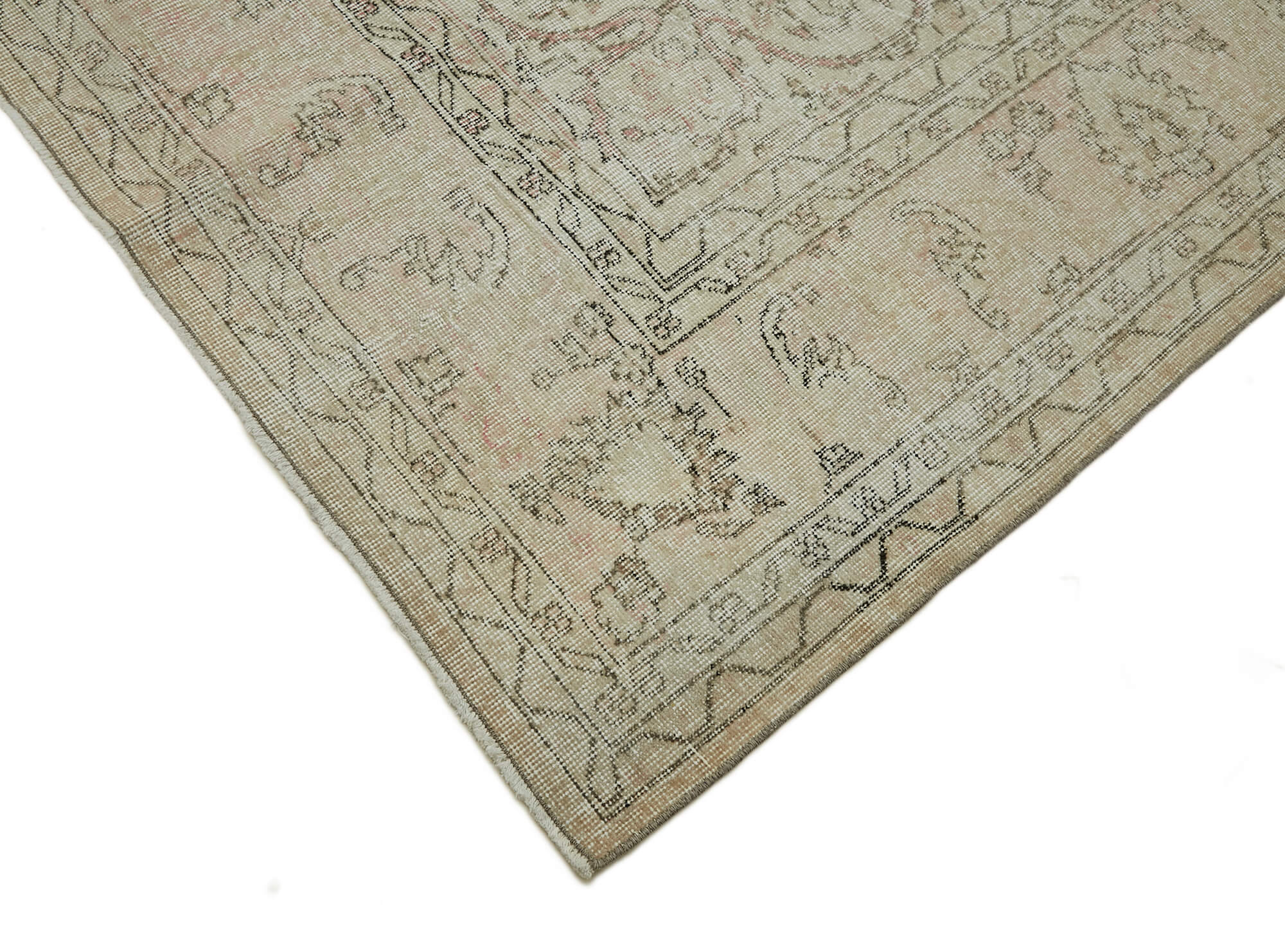 Beige Persian Handmade — 2.90 x 3.95