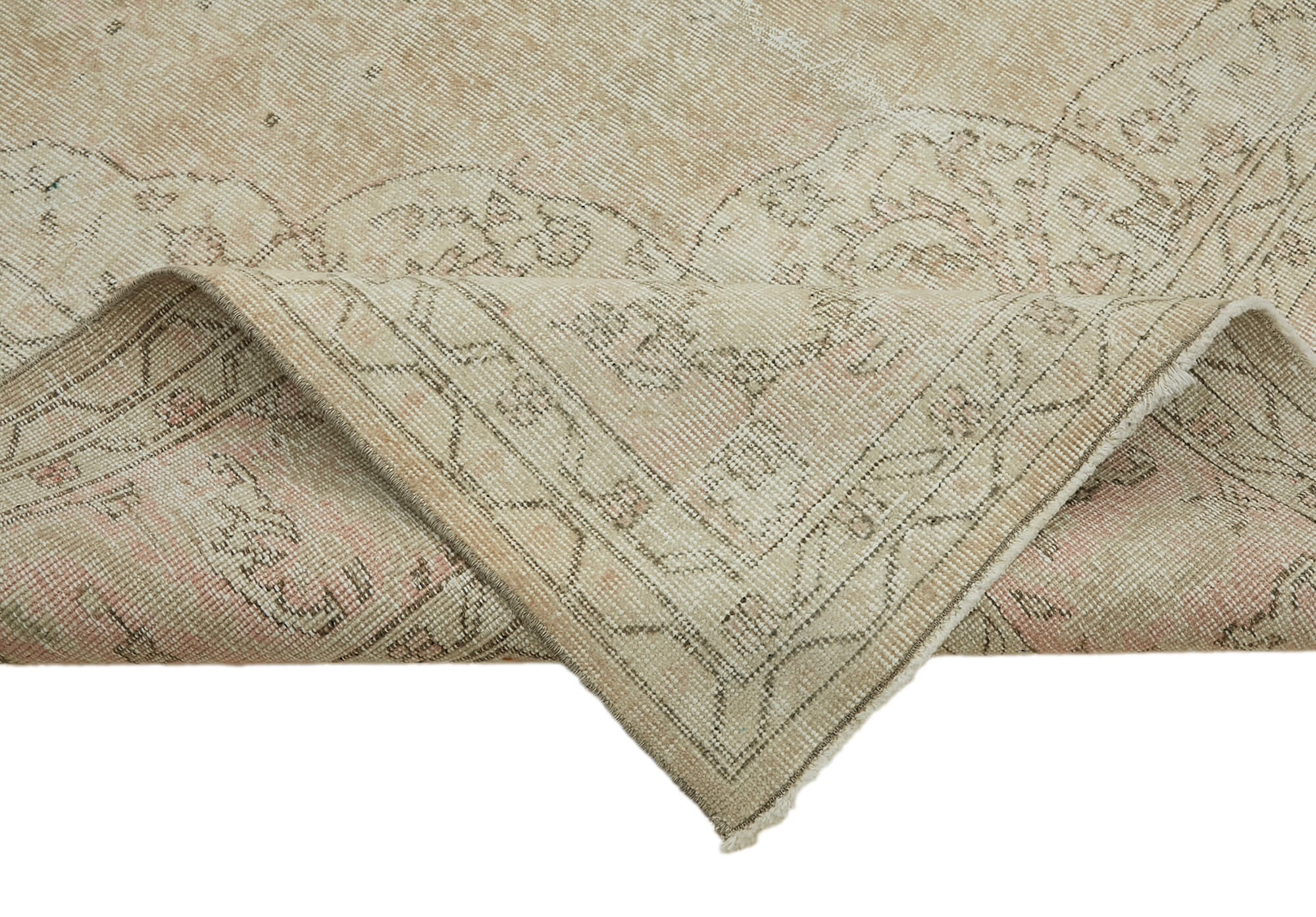 Beige Persian Handmade — 2.90 x 3.95