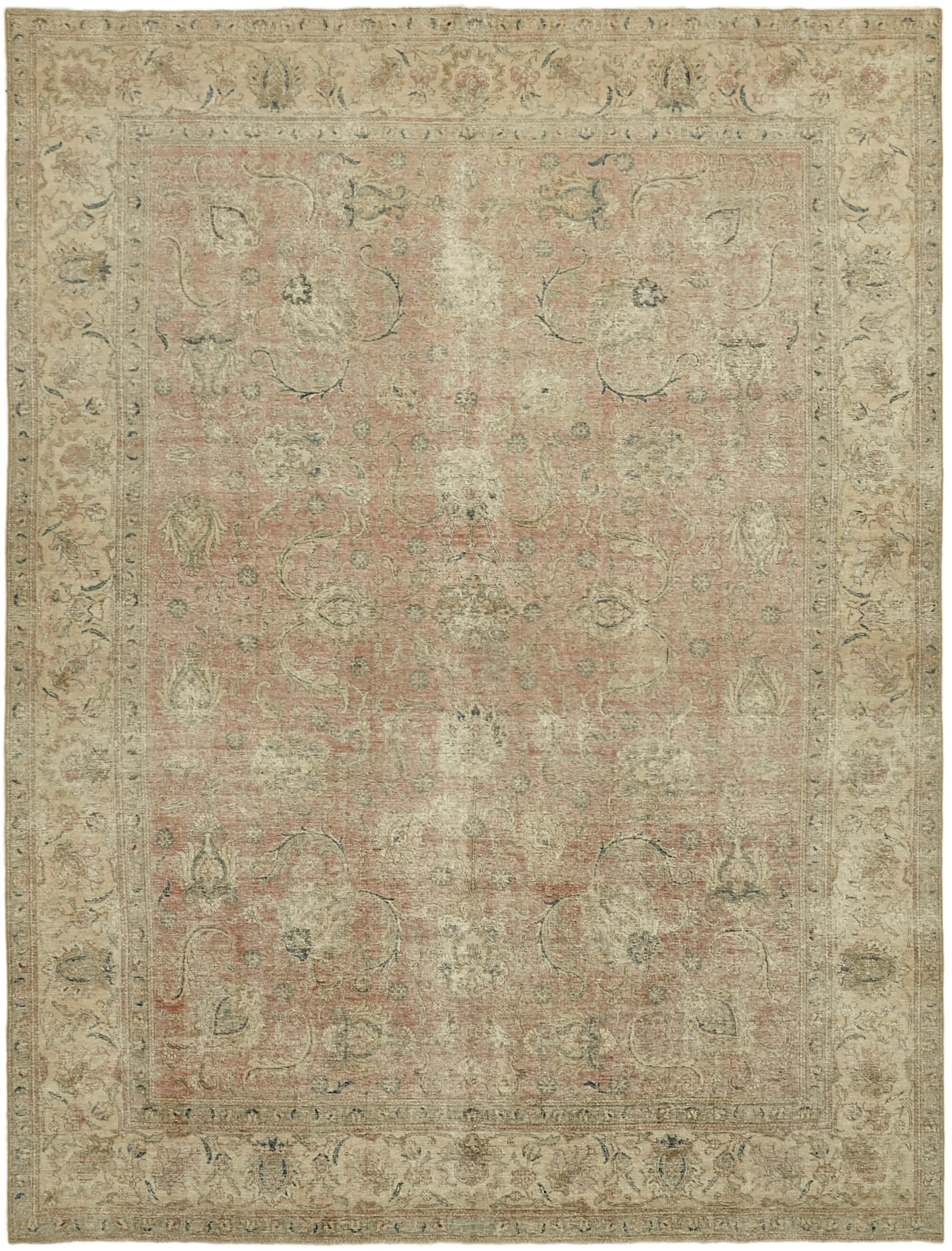 Beige Persian Handmade — 2.90 x 3.81