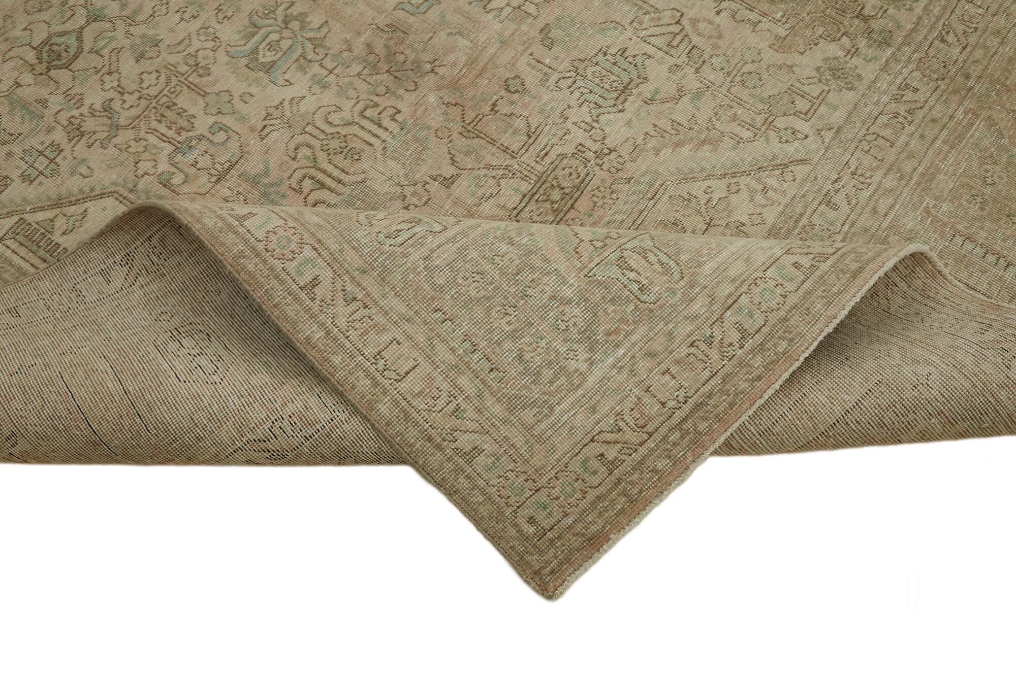 Beige Persian Handmade — 2.92 x 3.90