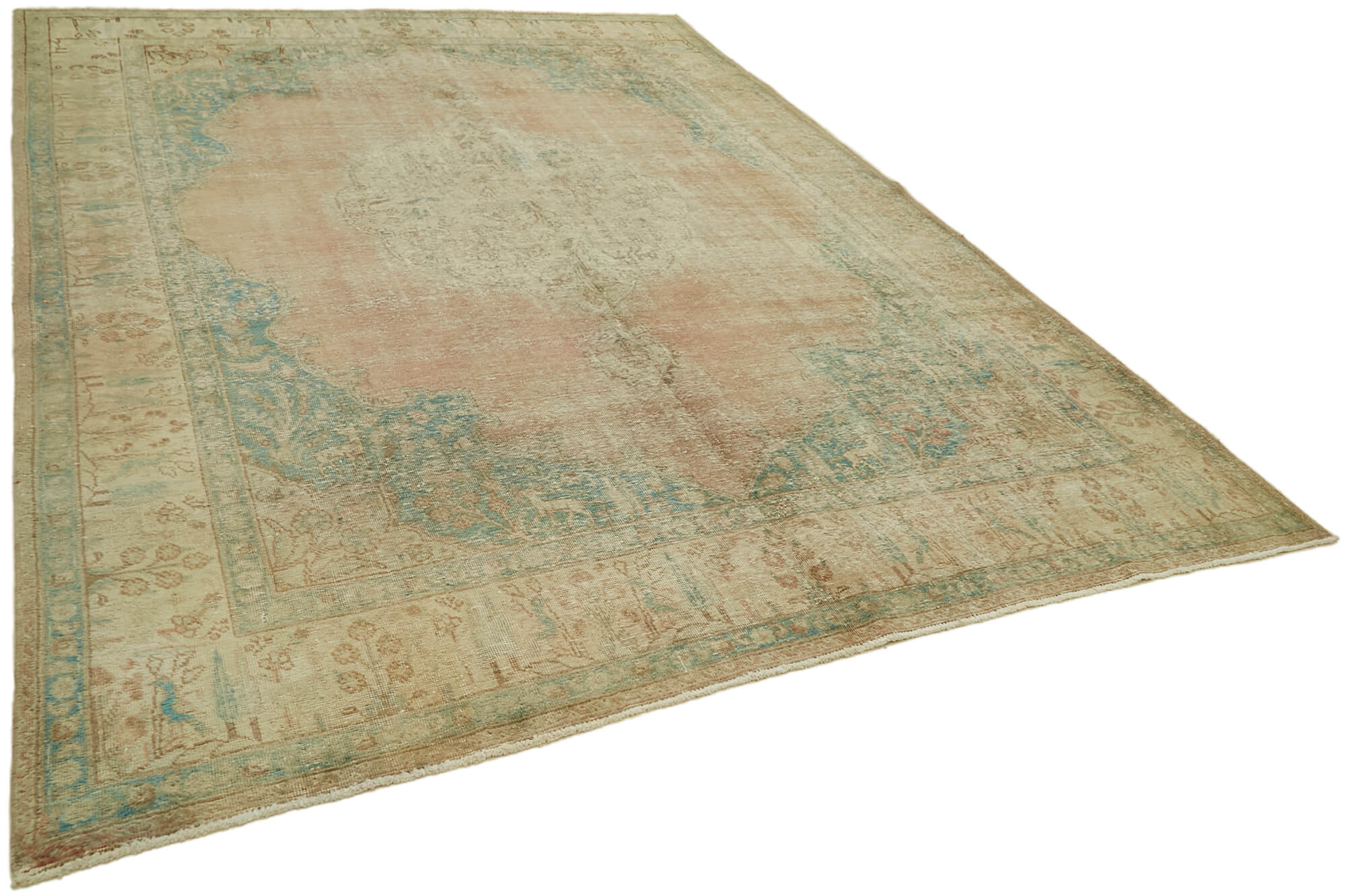 Beige Persian Handmade — 2.80 x 3.88