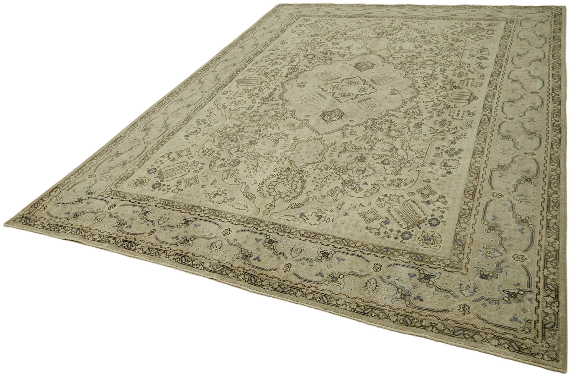 Beige Persian Handmade — 2.43 x 3.40