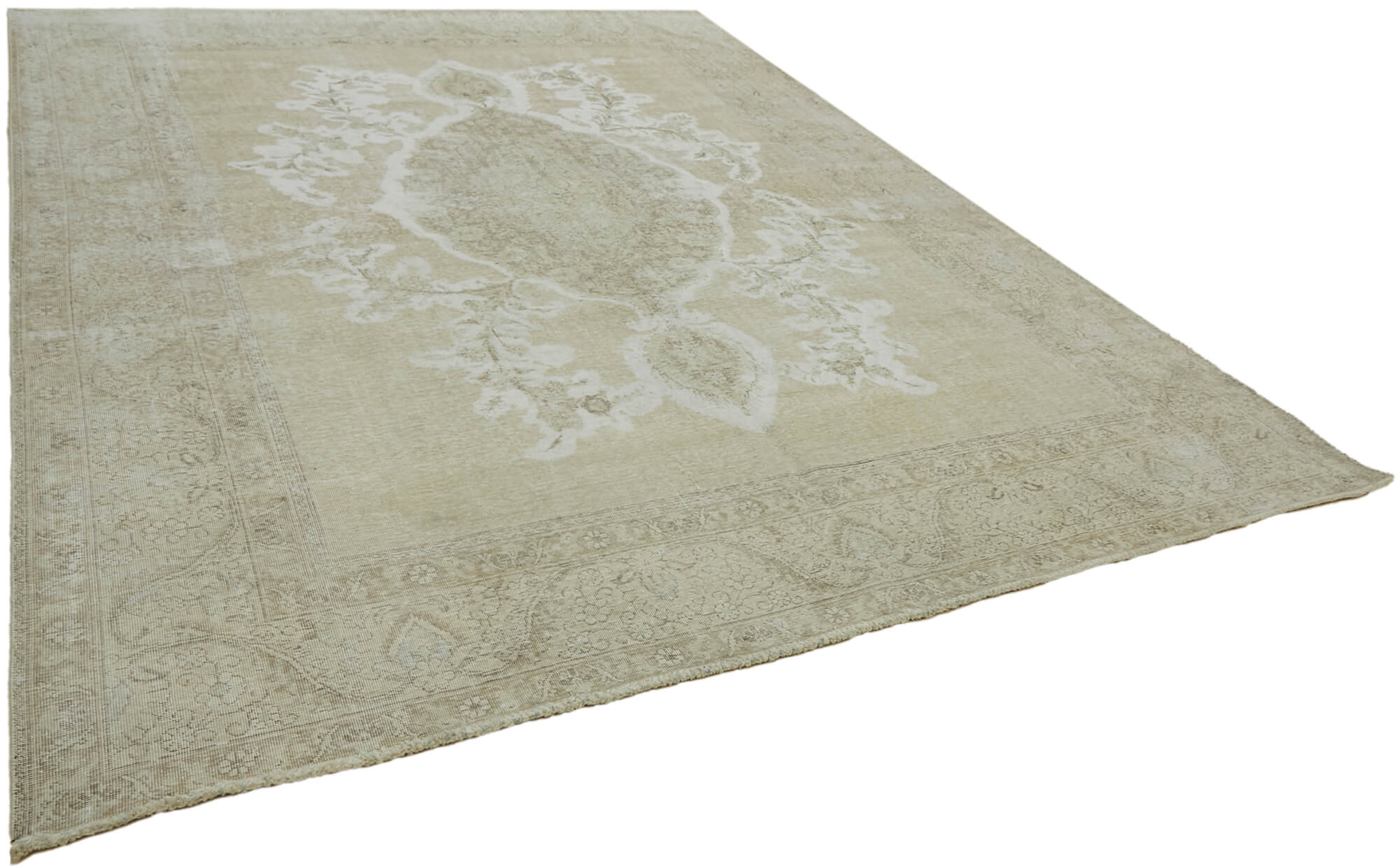 Beige Persian Handmade — 3.04 x 3.76
