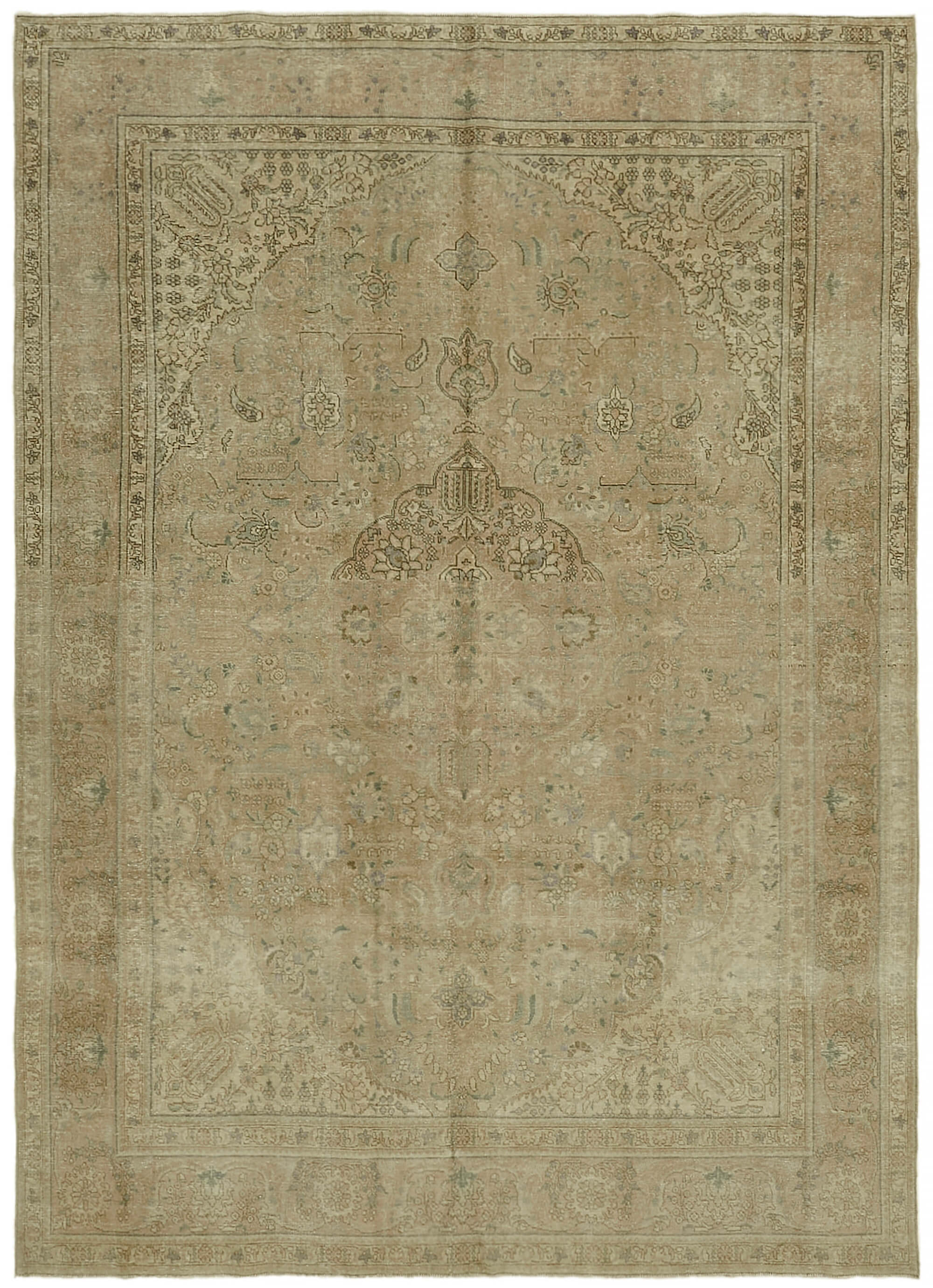 Beige Persian Handmade — 2.52 x 3.45