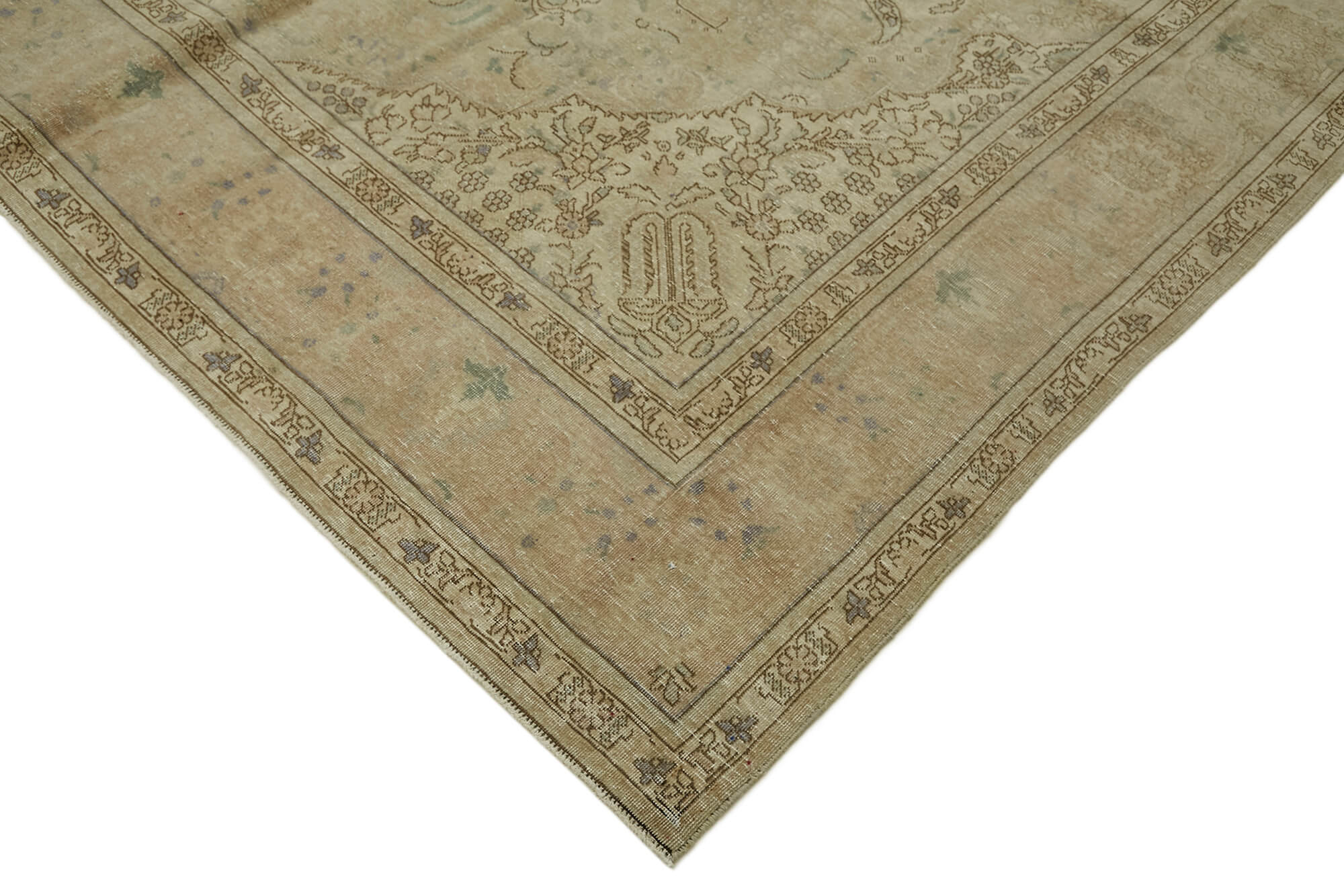 Beige Persian Handmade — 2.52 x 3.45
