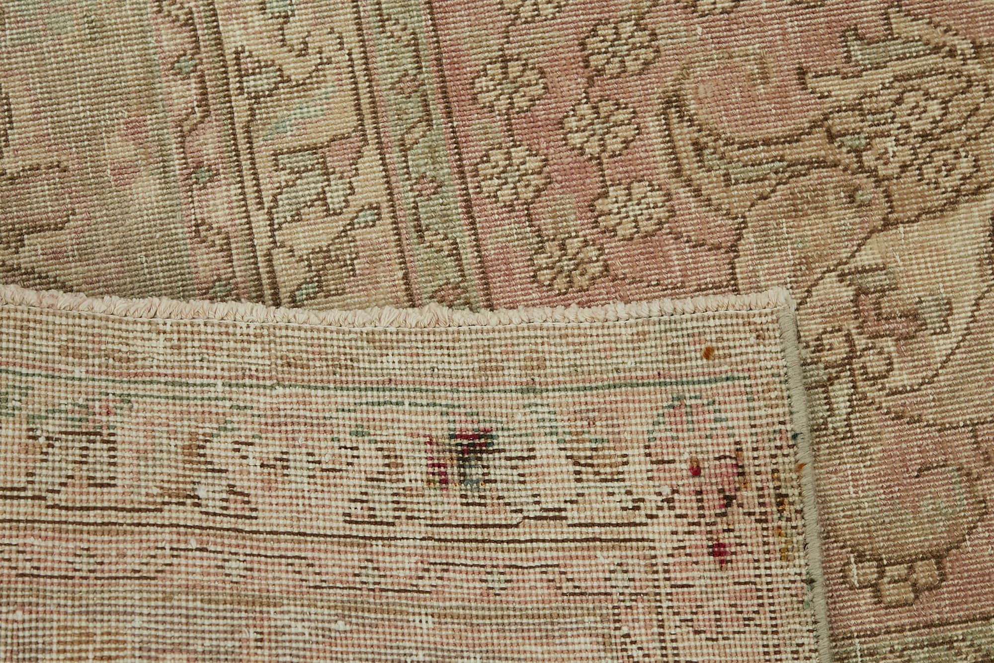 Beige Persian Handmade — 2.93 x 3.46