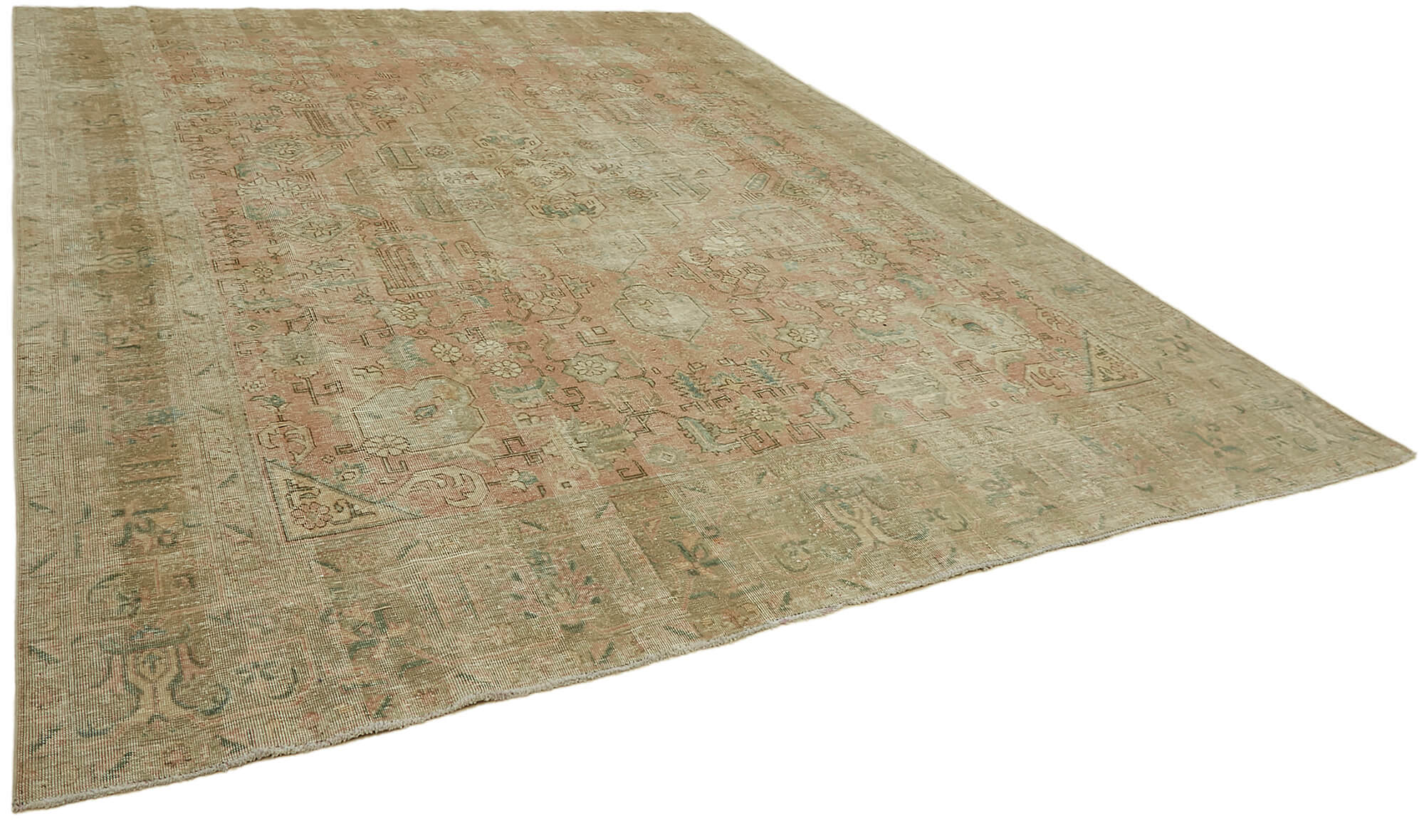 Beige Persian Handmade — 2.87 x 3.78