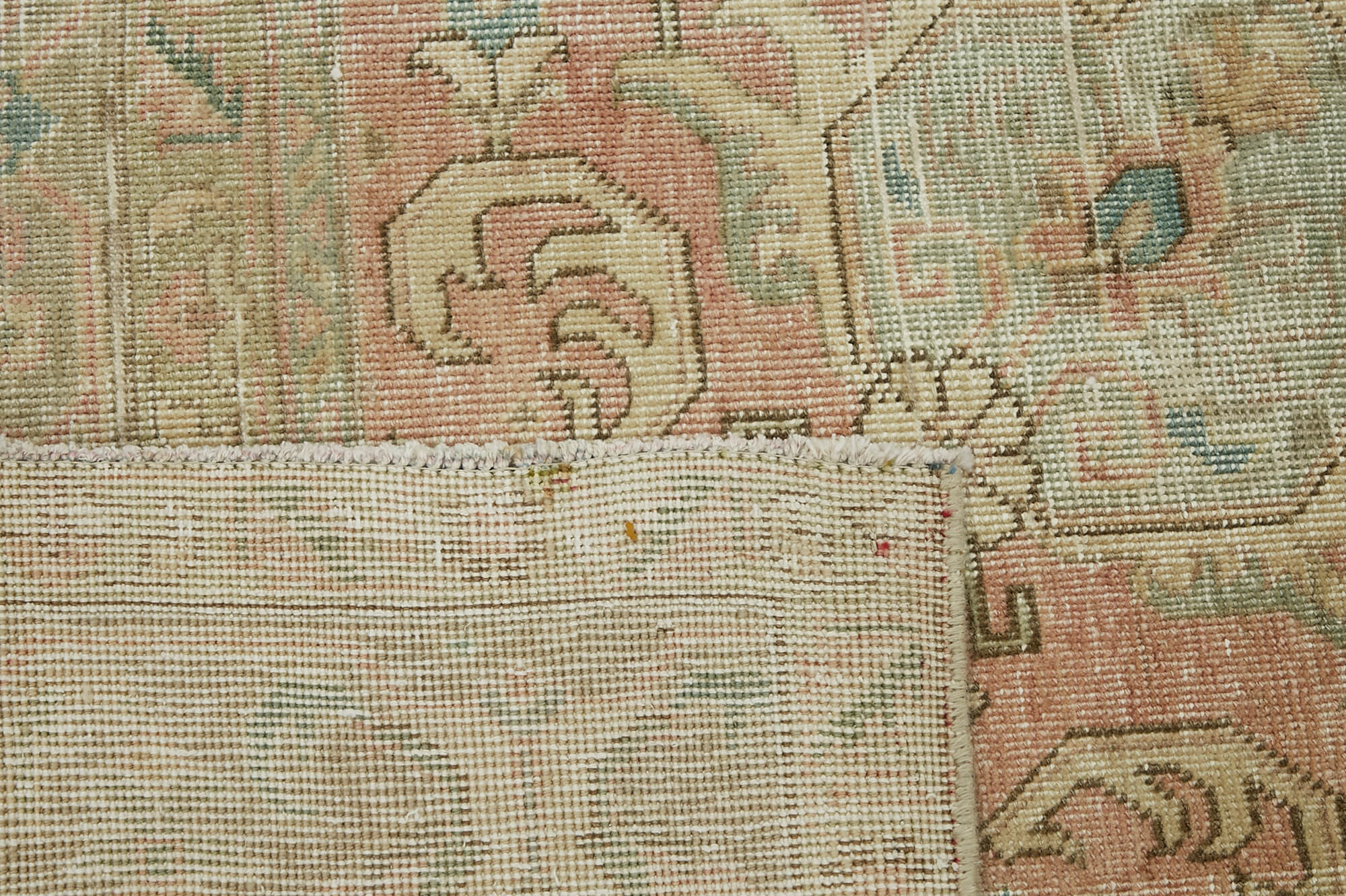Beige Persian Handmade — 2.87 x 3.78