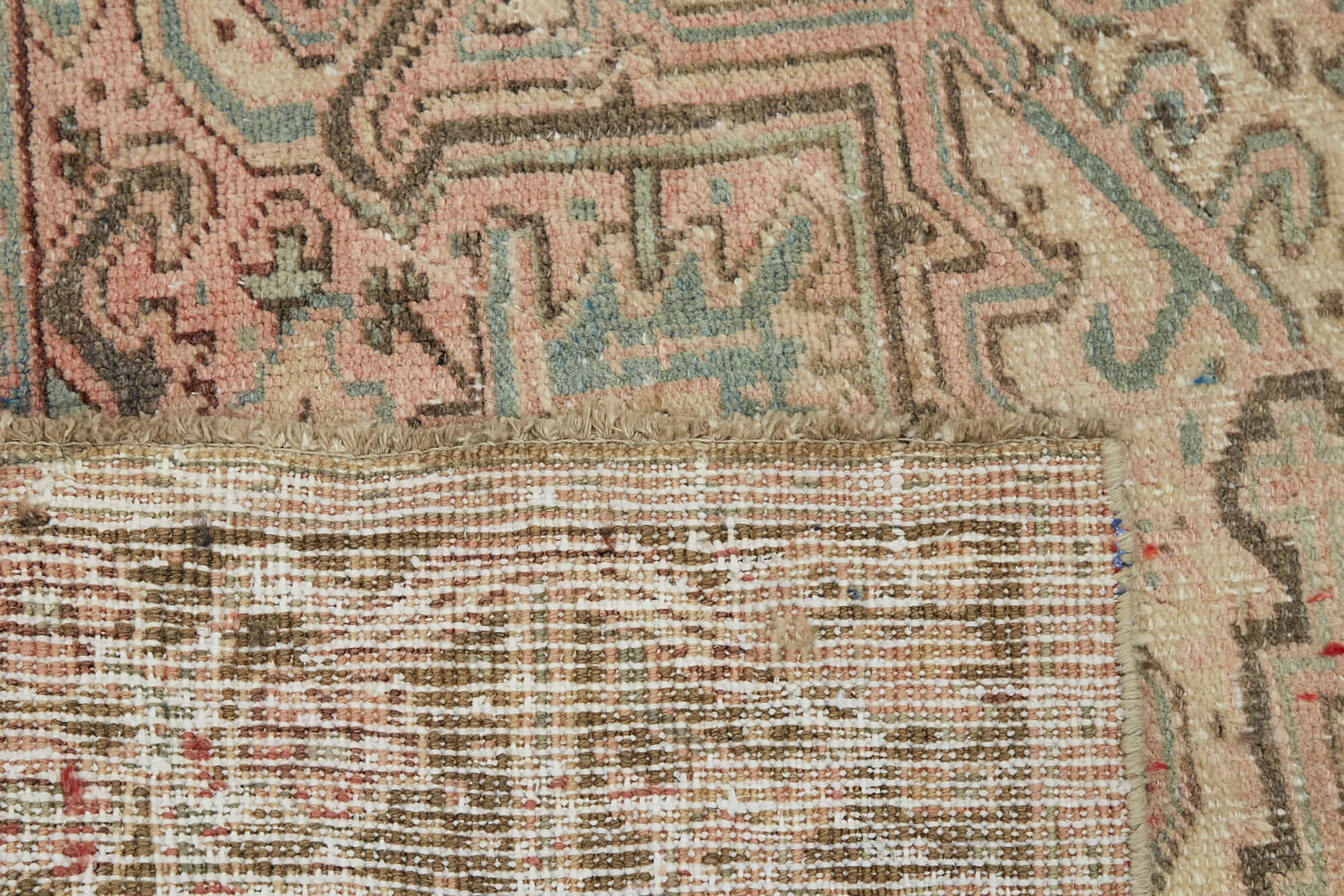 Beige Persian Handmade — 2.57 x 3.38