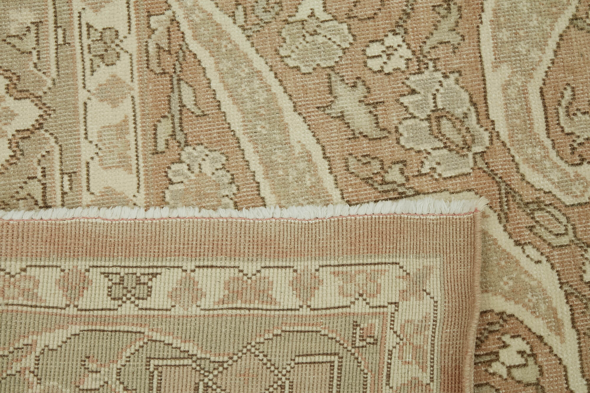 Beige Persian Handmade — 2.66 x 3.40
