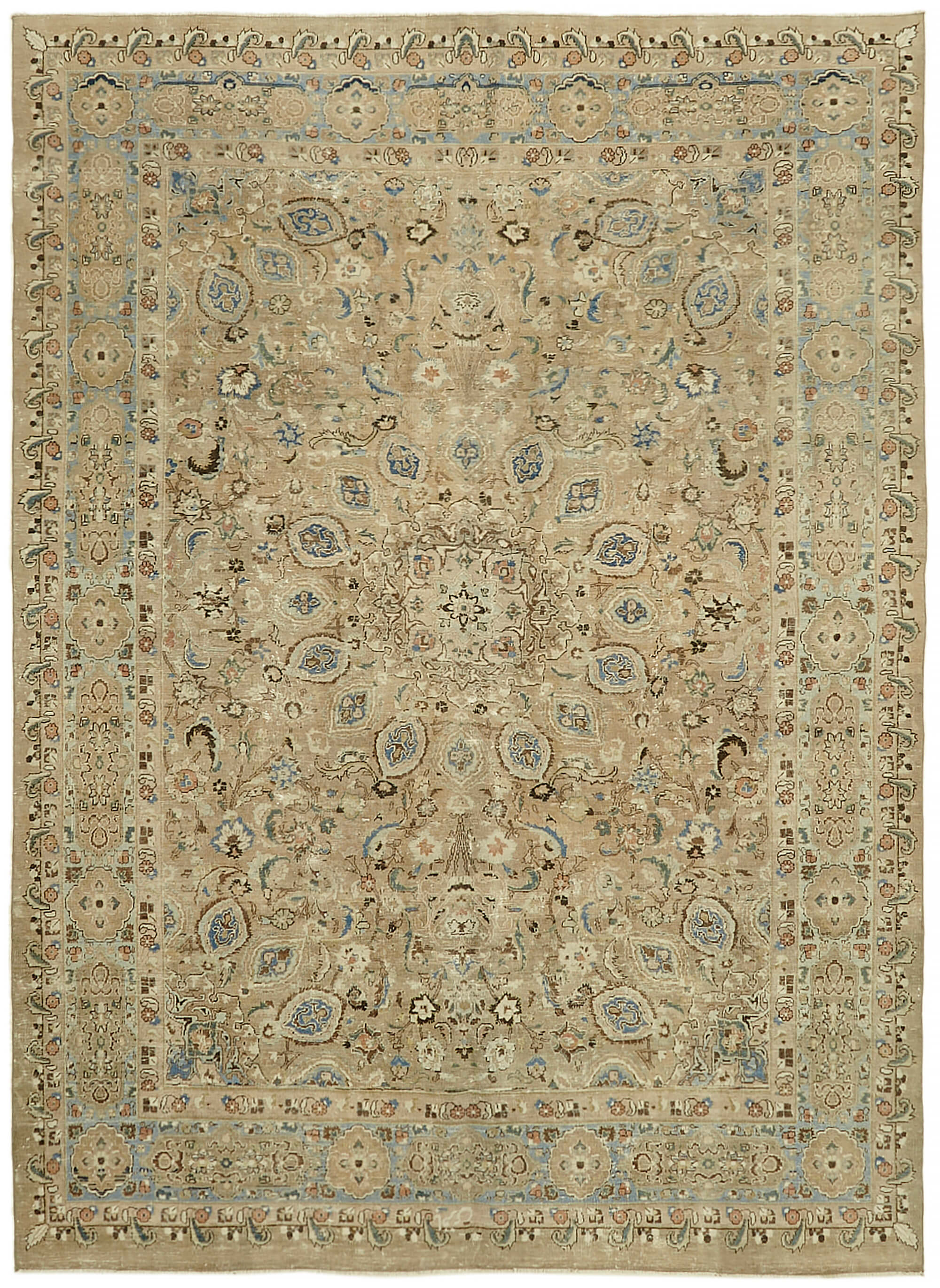 Beige Persian Handmade — 2.40 x 3.28