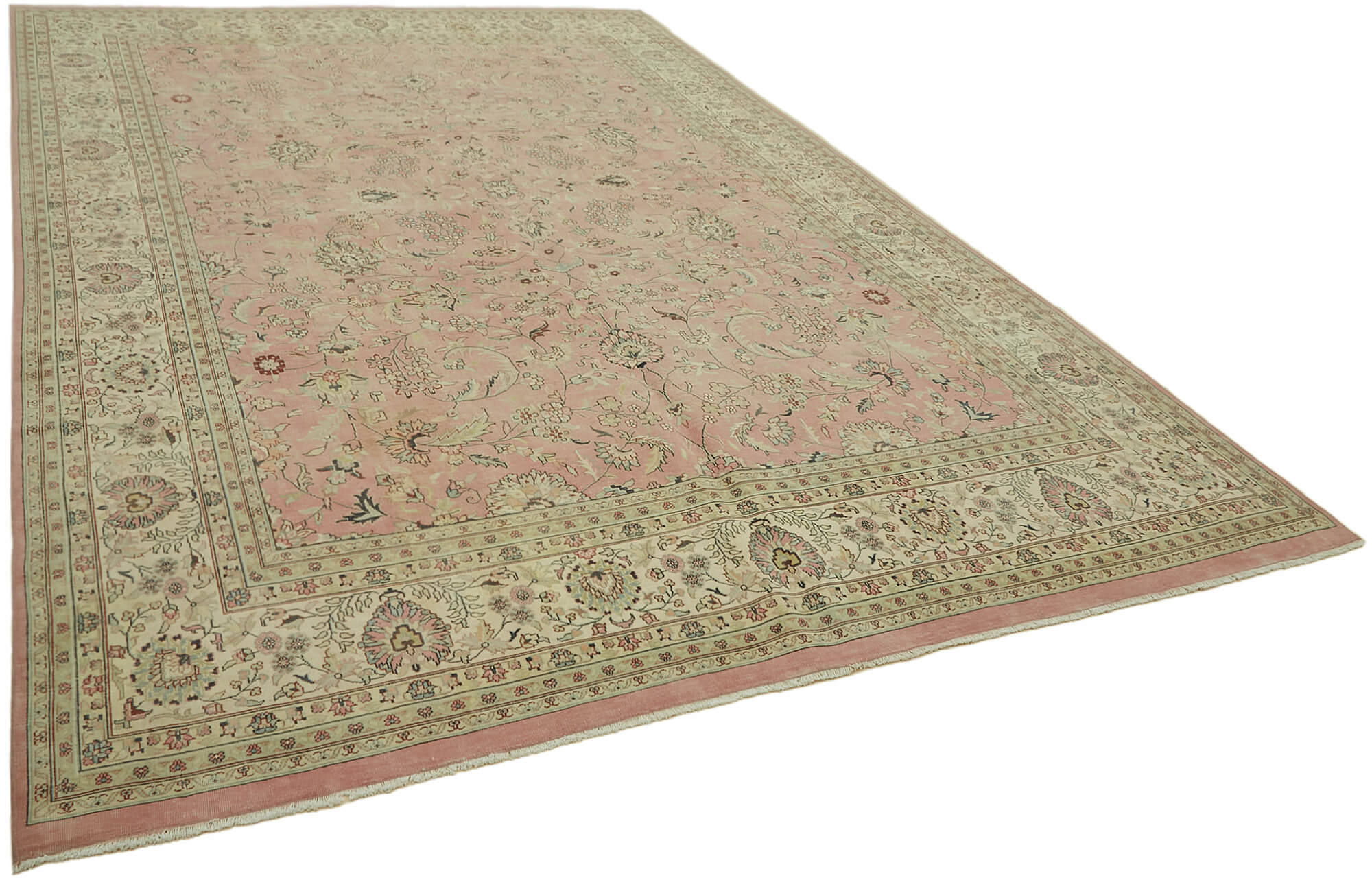Beige Persian Handmade — 2.72 x 3.95