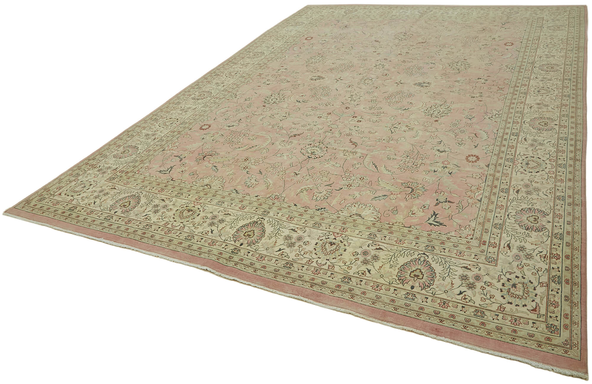 Beige Persian Handmade — 2.72 x 3.95