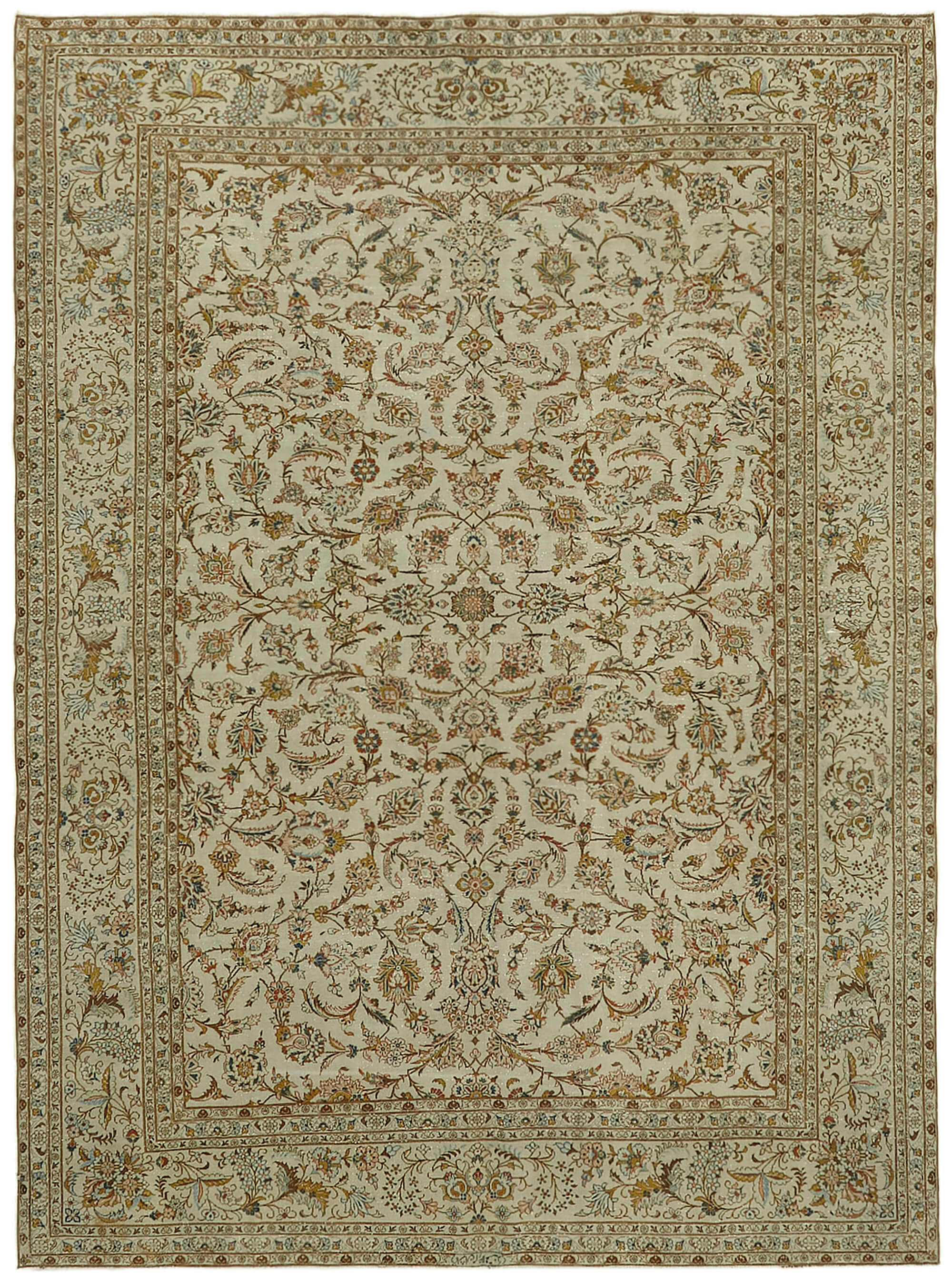 Beige Persian Handmade — 2.65 x 3.52