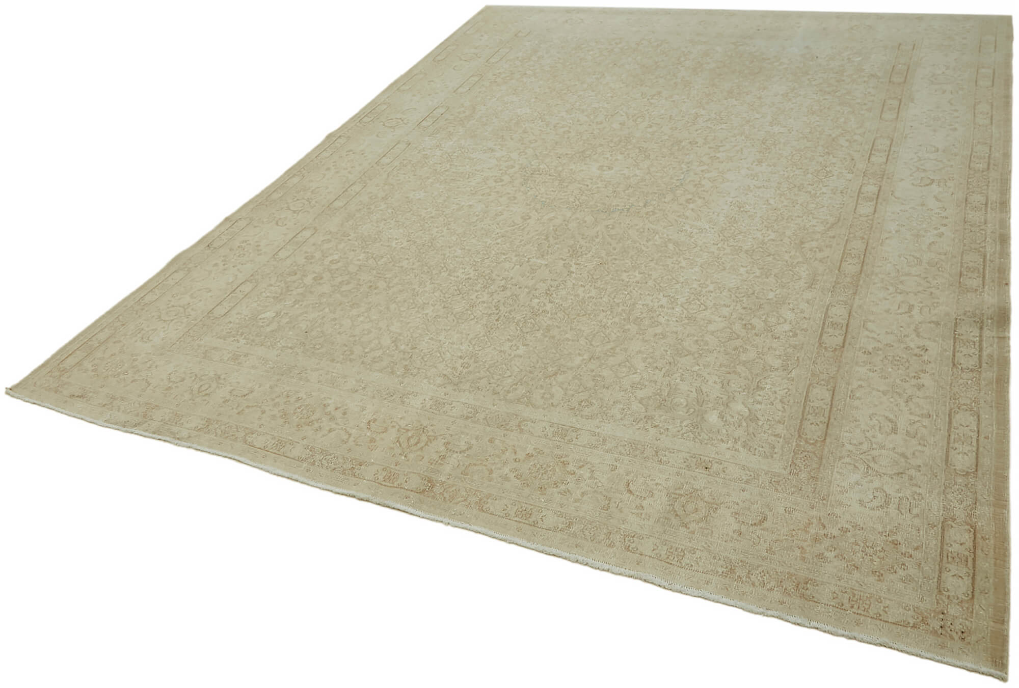 Beige Persian Handmade — 2.11 x 2.86