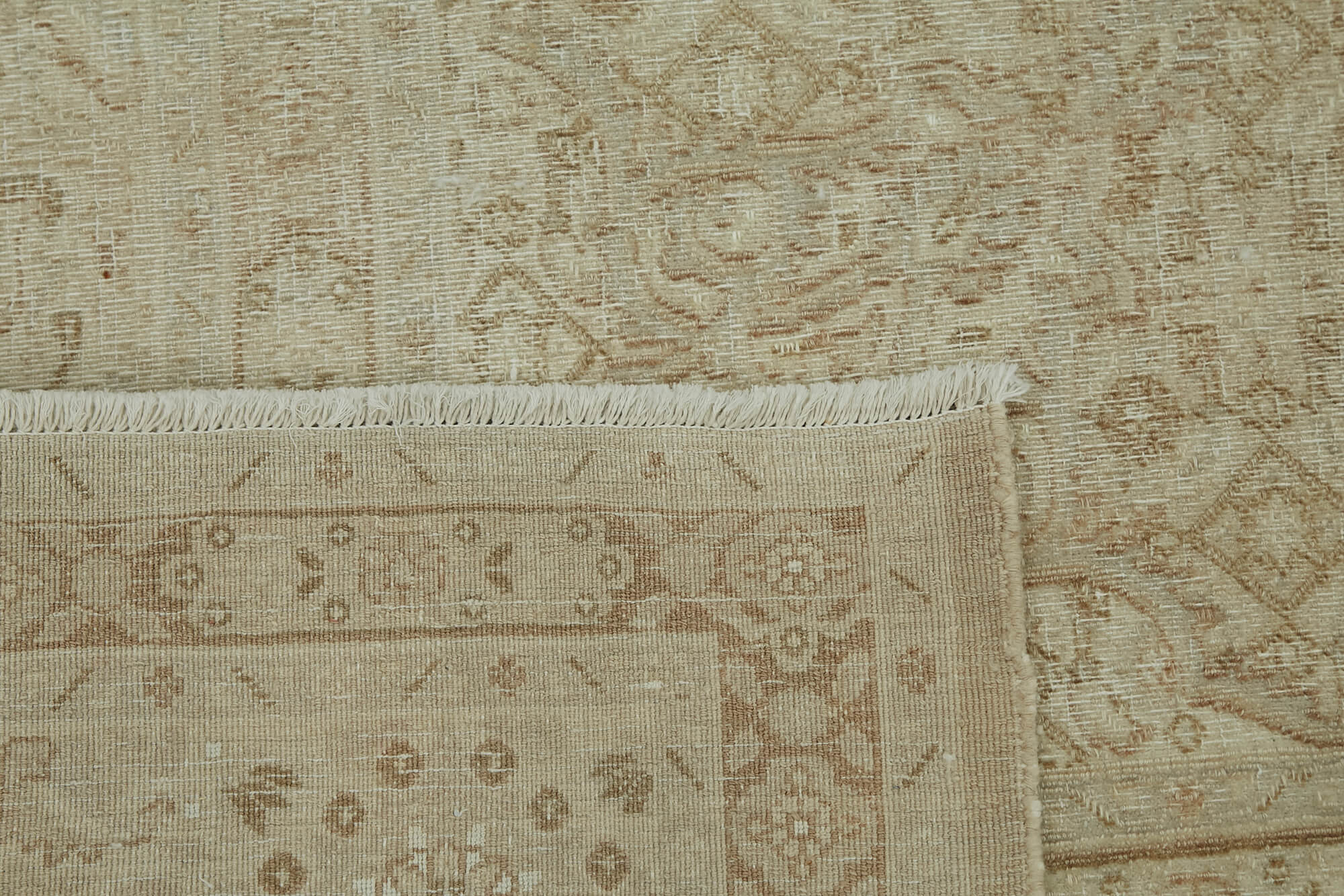 Beige Persian Handmade — 2.11 x 2.86