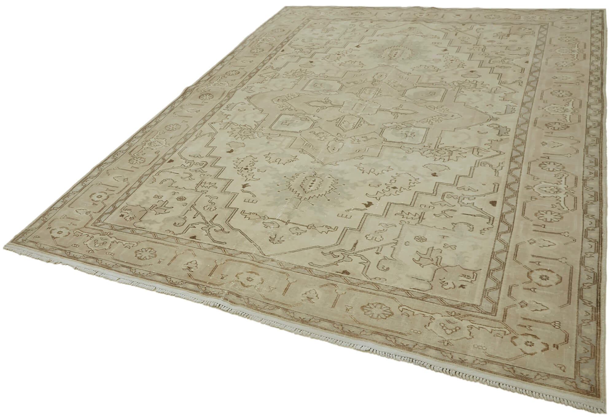Beige Persian Handmade — 2.17 x 2.85