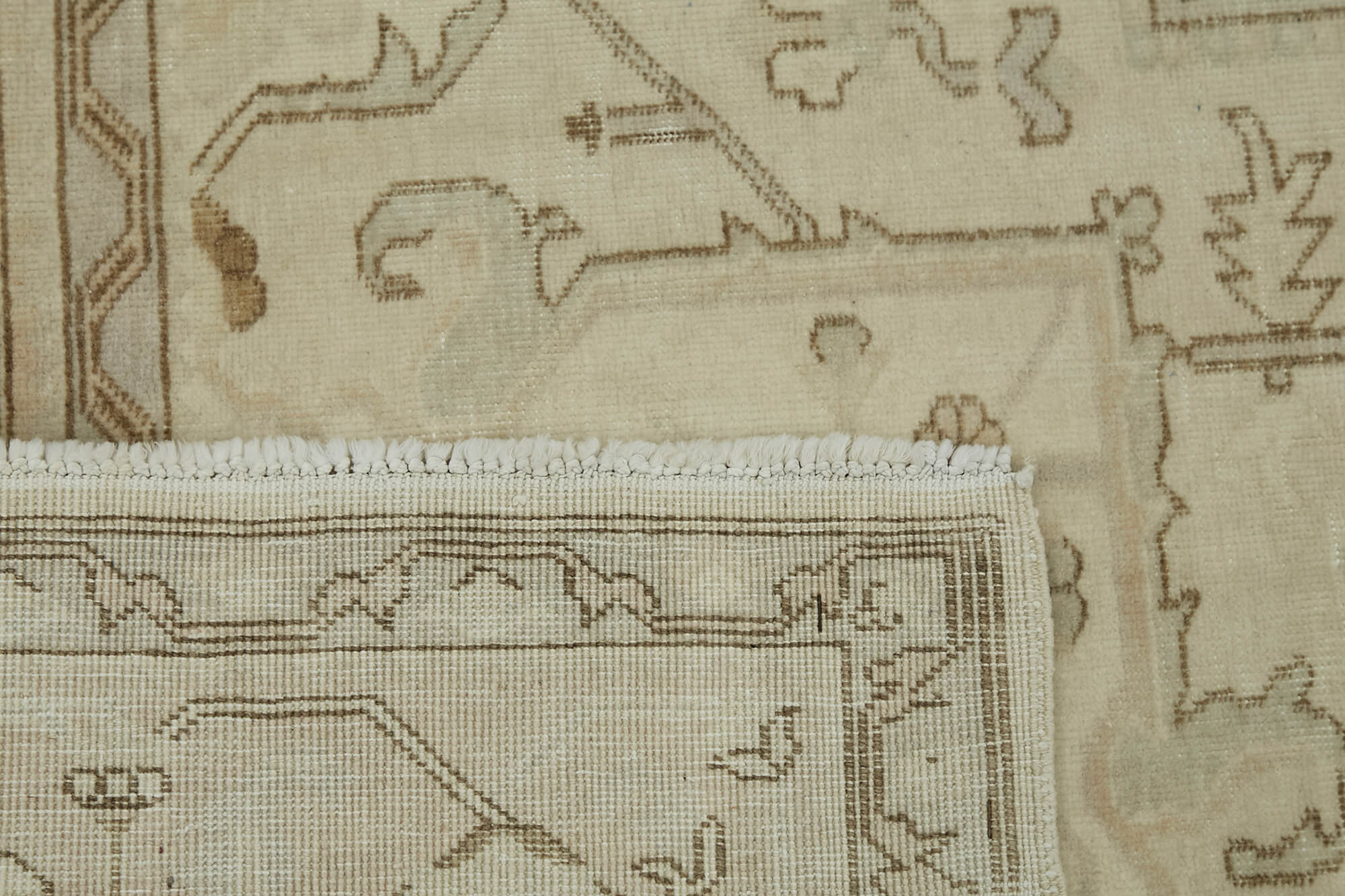 Beige Persian Handmade — 2.17 x 2.85
