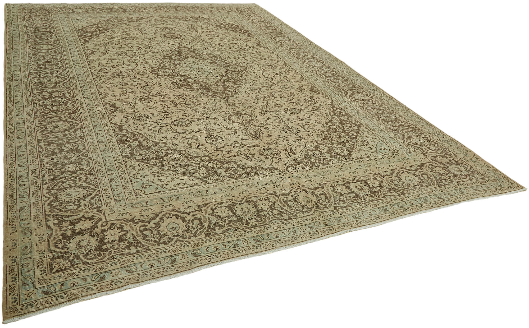 Beige Persian Handmade — 2.92 x 4.08