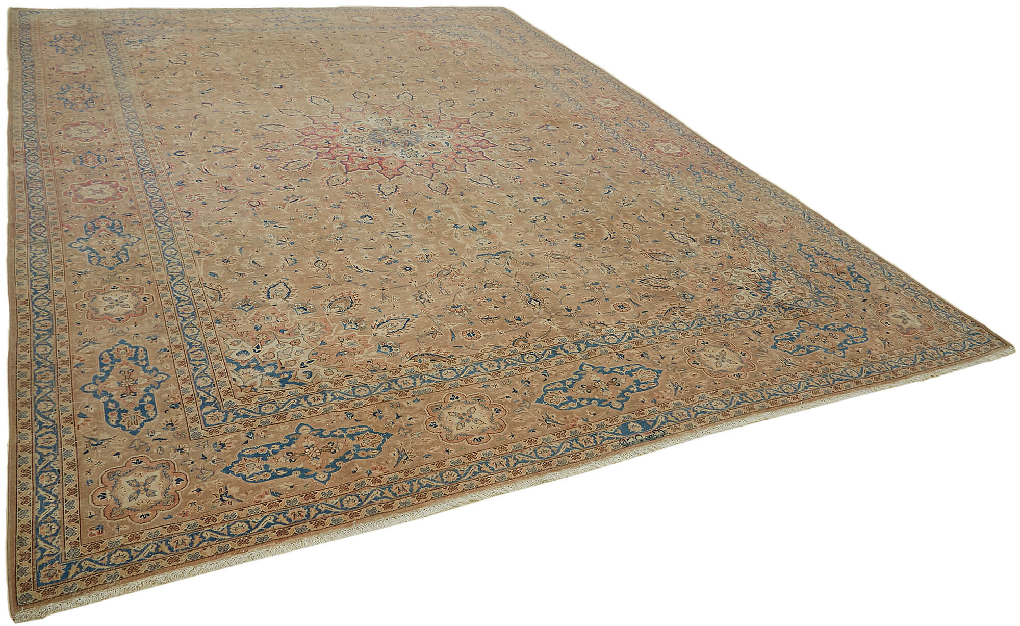Beige Persian Handmade — 3.02 x 3.94