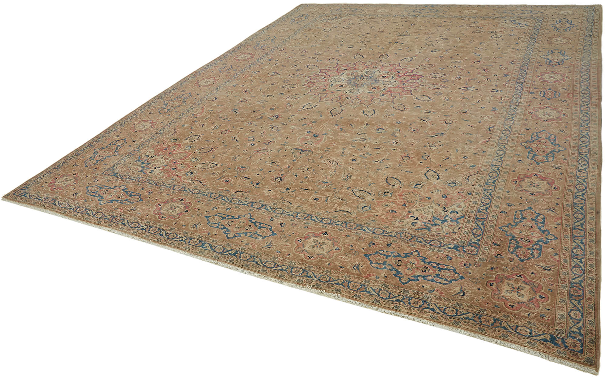 Beige Persian Handmade — 3.02 x 3.94