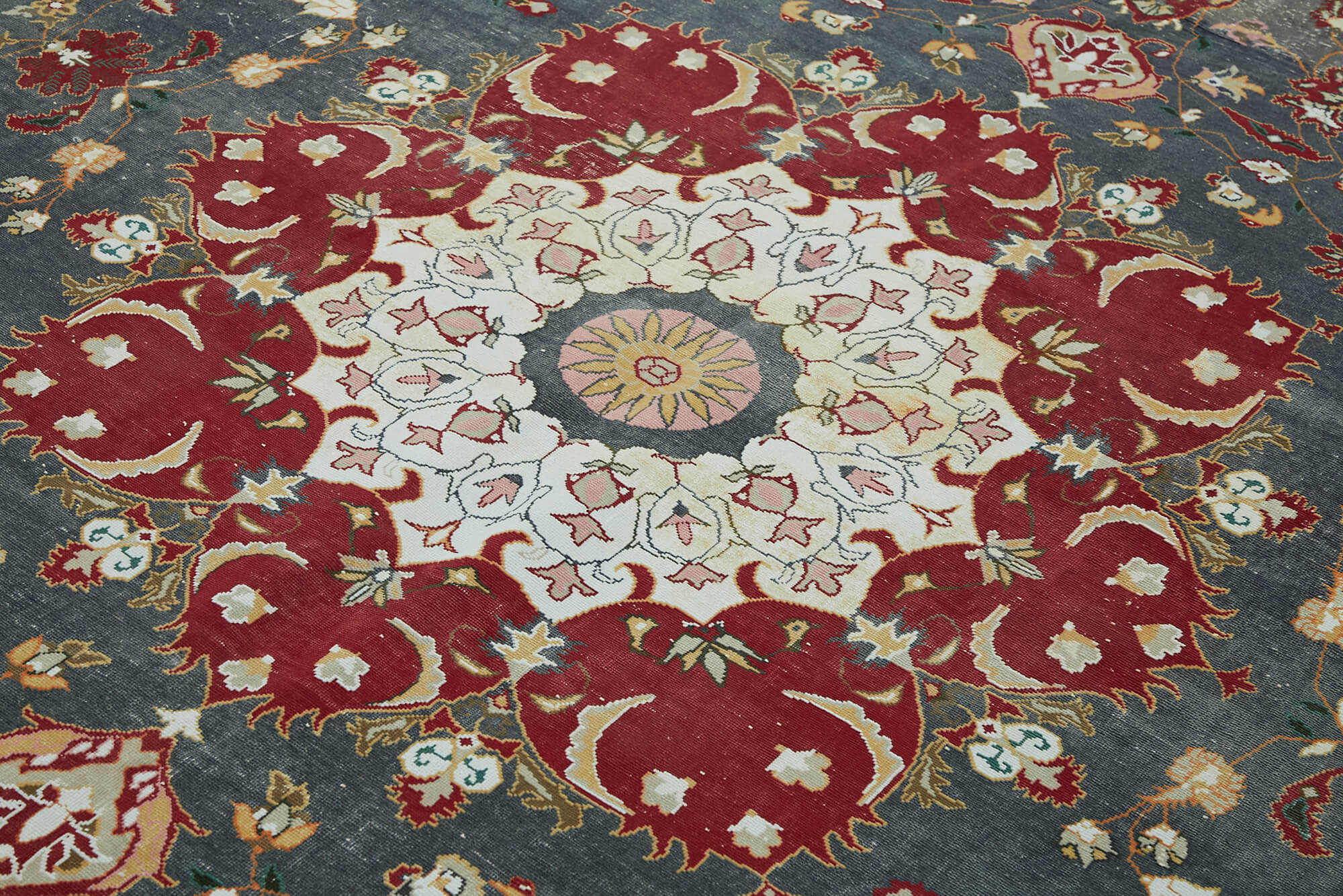 Pewter Persian — 2.45 x 3.68