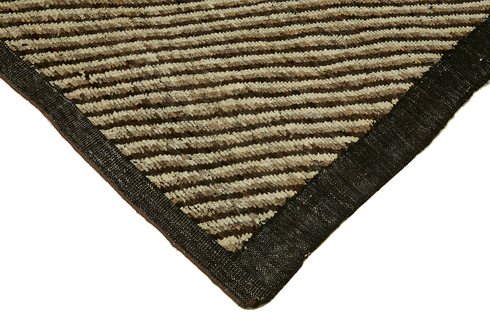 Brown Brown Tribal Atlas Rug – 2.83 x 3.45 — 2.83 x 3.45