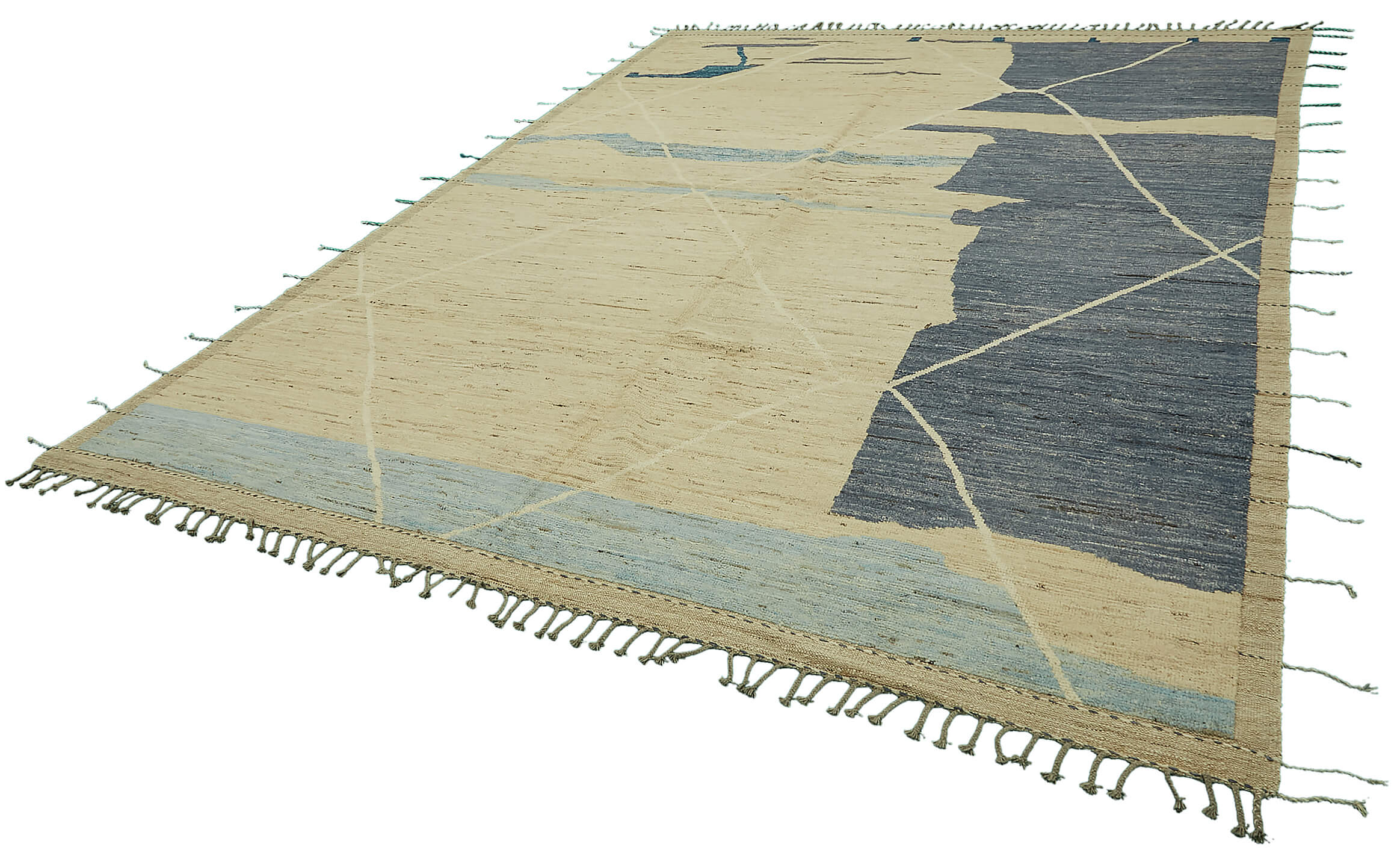 Beige Beige Tribal Atlas Rug – 2.80 x 3.74 — 2.80 x 3.74