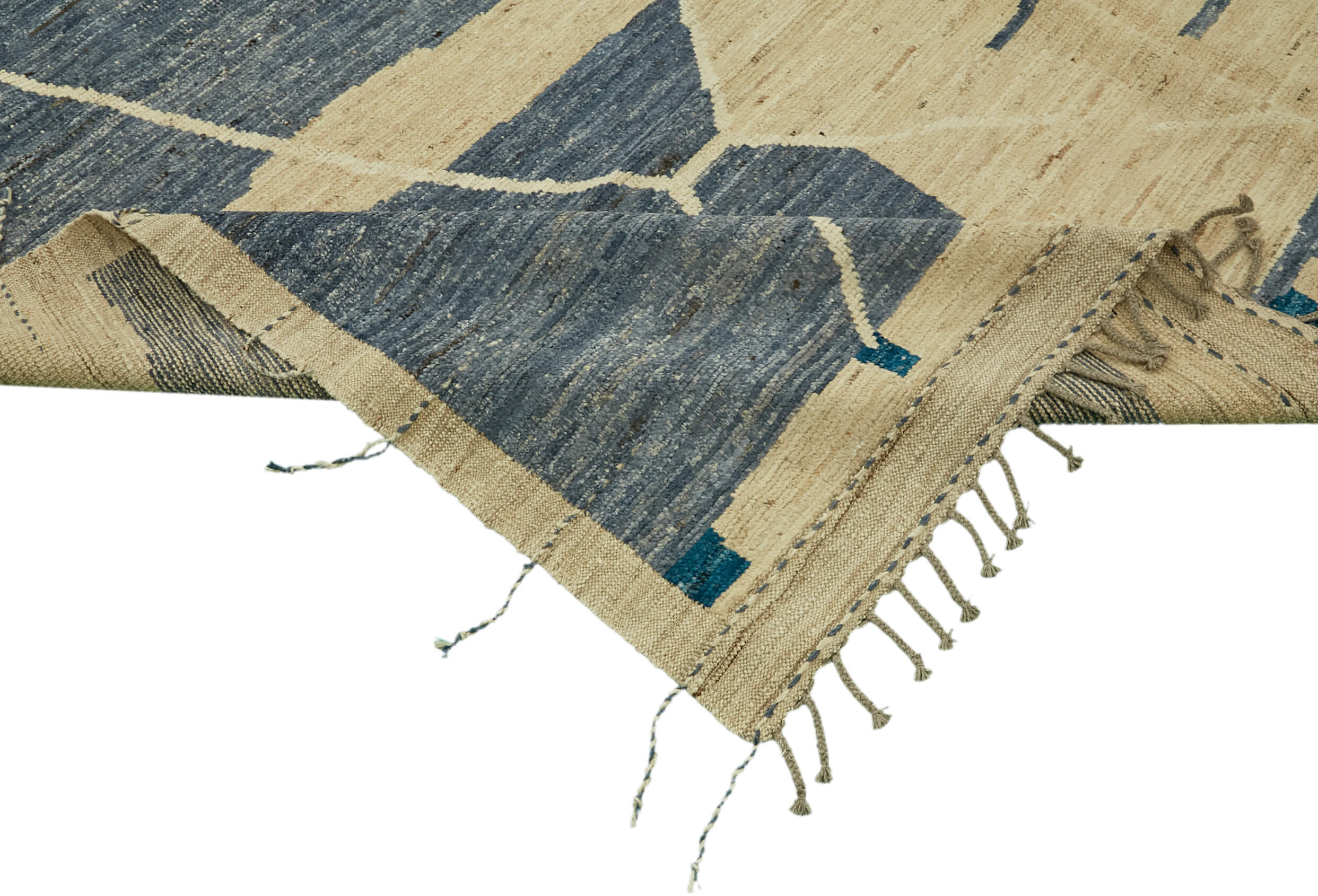 Beige Beige Tribal Atlas Rug – 2.80 x 3.74 — 2.80 x 3.74