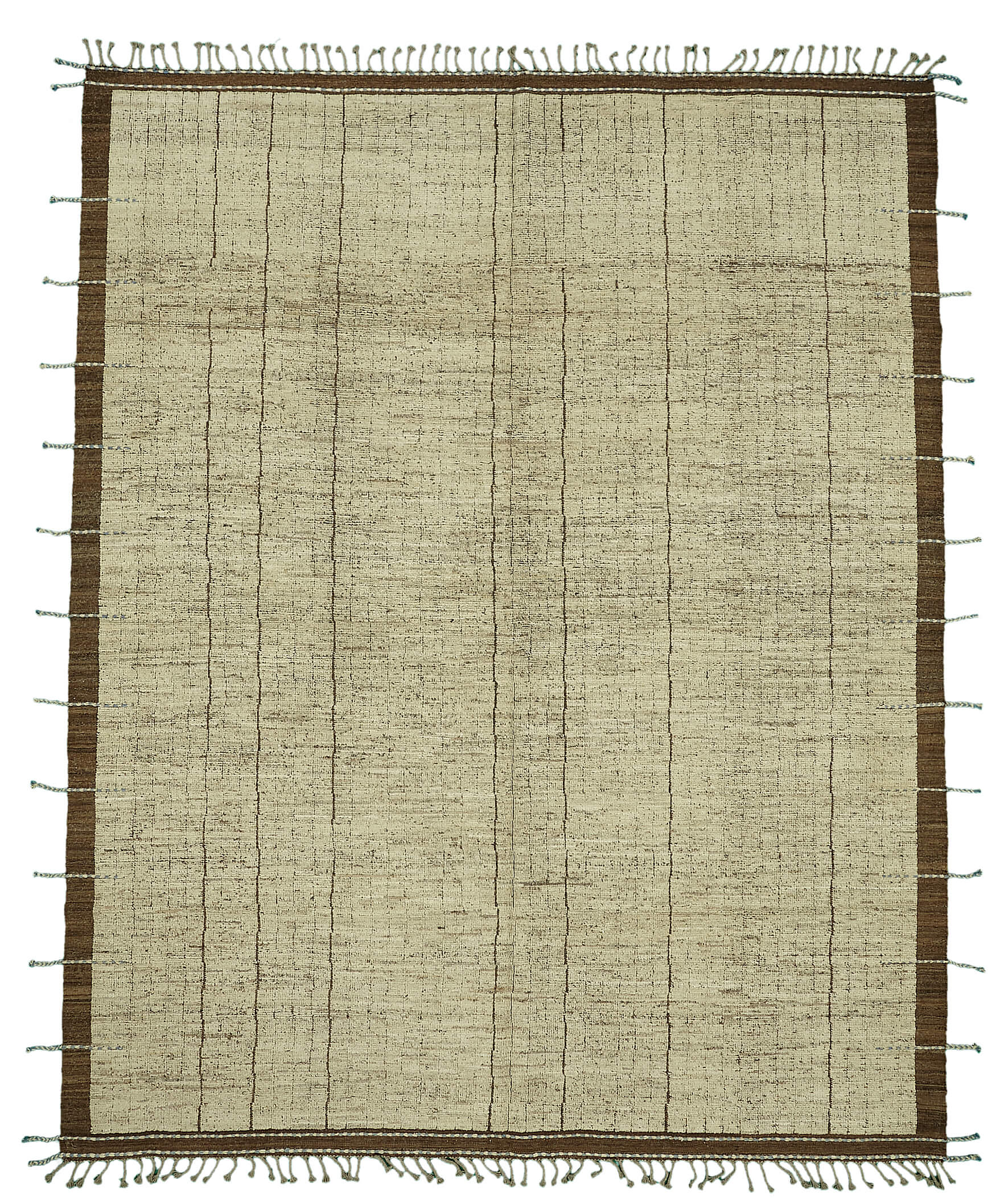 Beige Beige Tribal Atlas Rug – 2.90 x 3.62 — 2.90 x 3.62