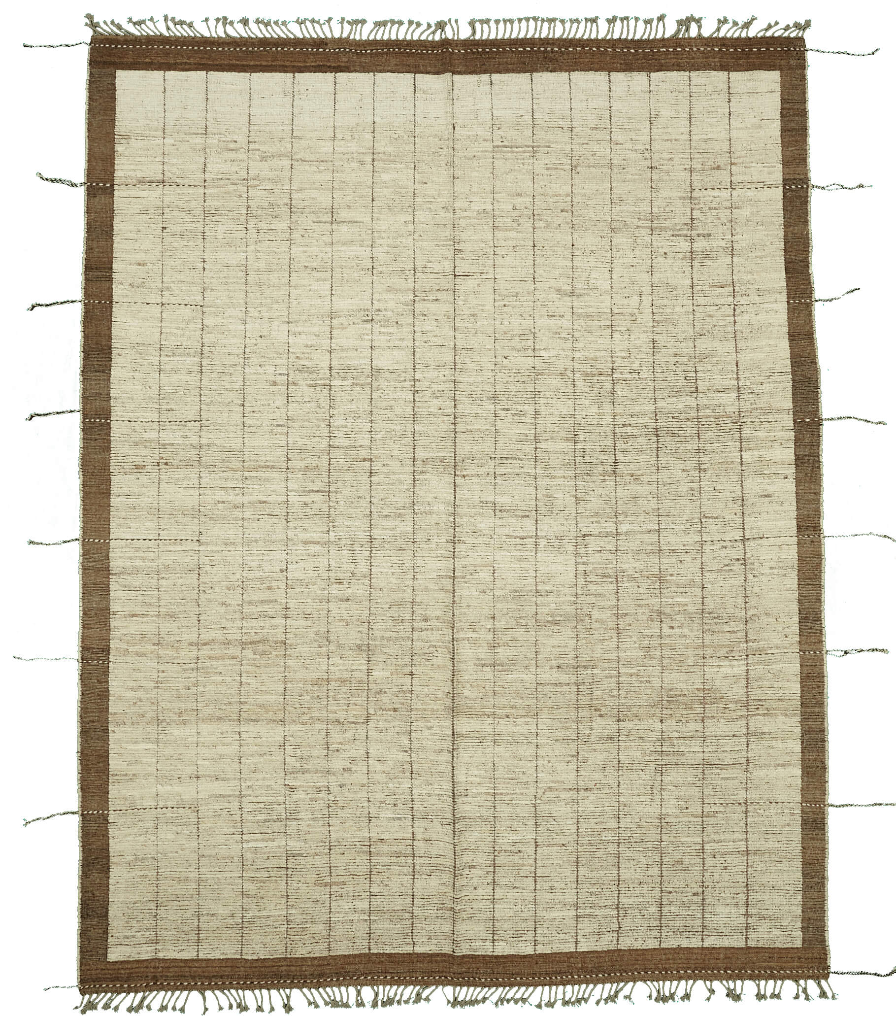 Beige Beige Azaar Atlas Rug – 2.85 x 3.65 — 2.85 x 3.65
