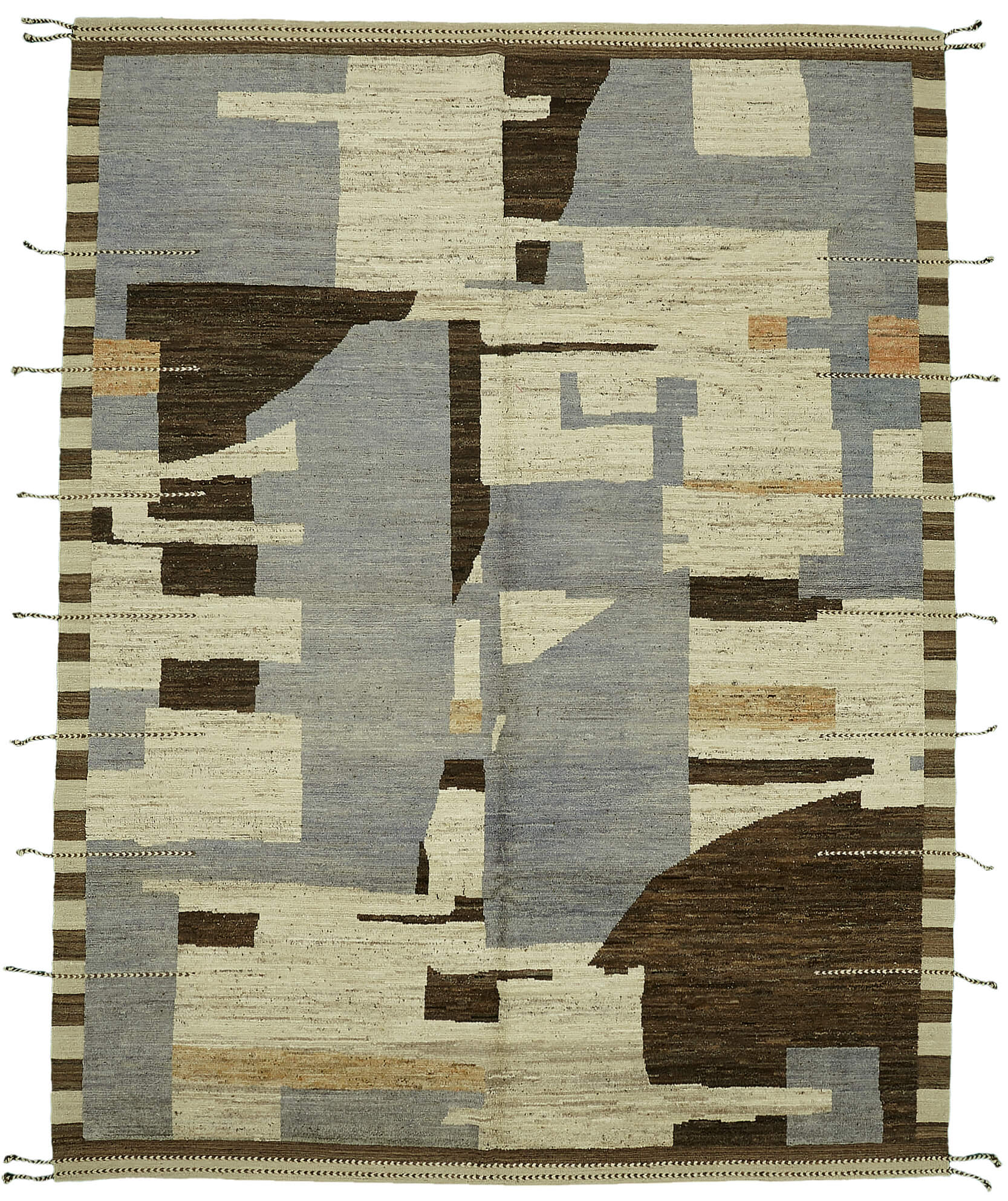 Beige Beige Abstract Atlas Rug – 2.80 x 3.60 — 2.80 x 3.60