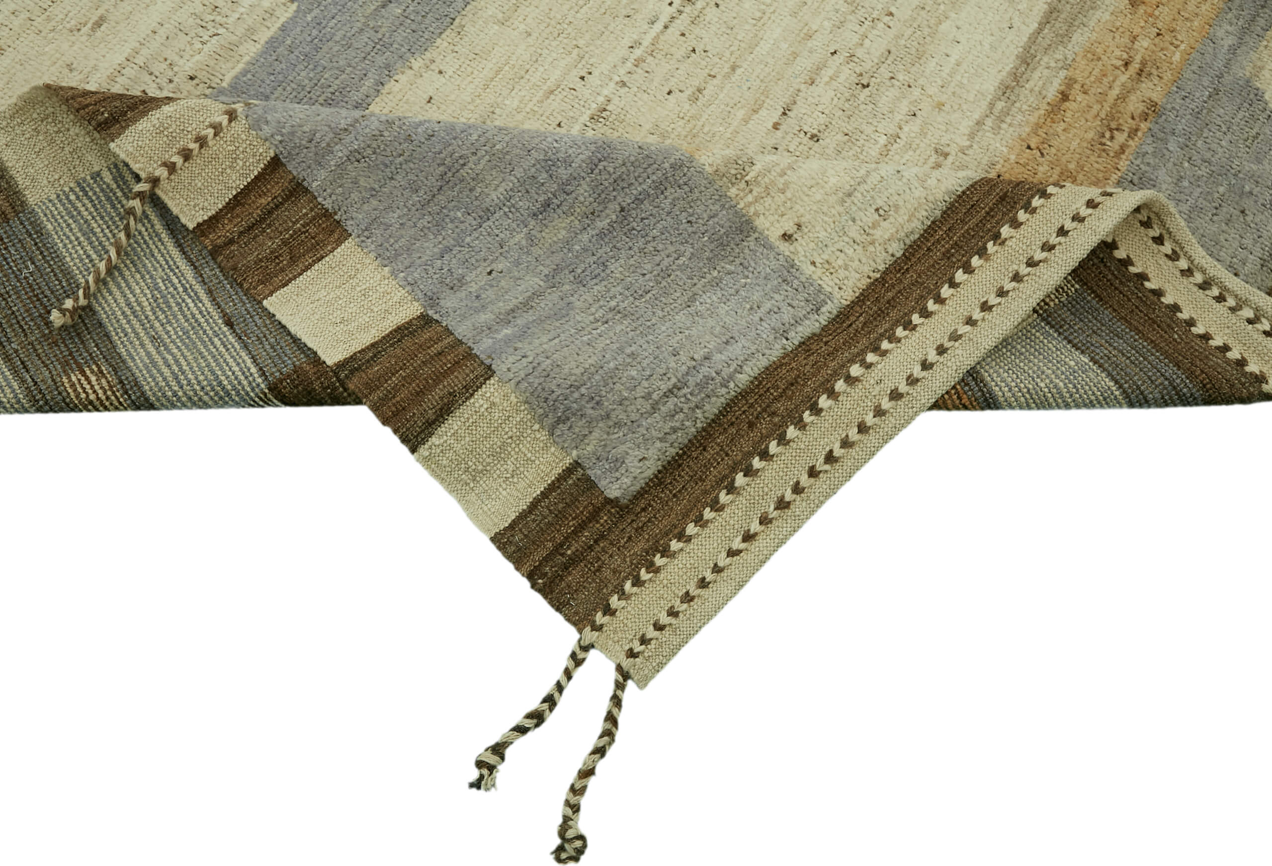 Beige Beige Abstract Atlas Rug – 2.80 x 3.60 — 2.80 x 3.60