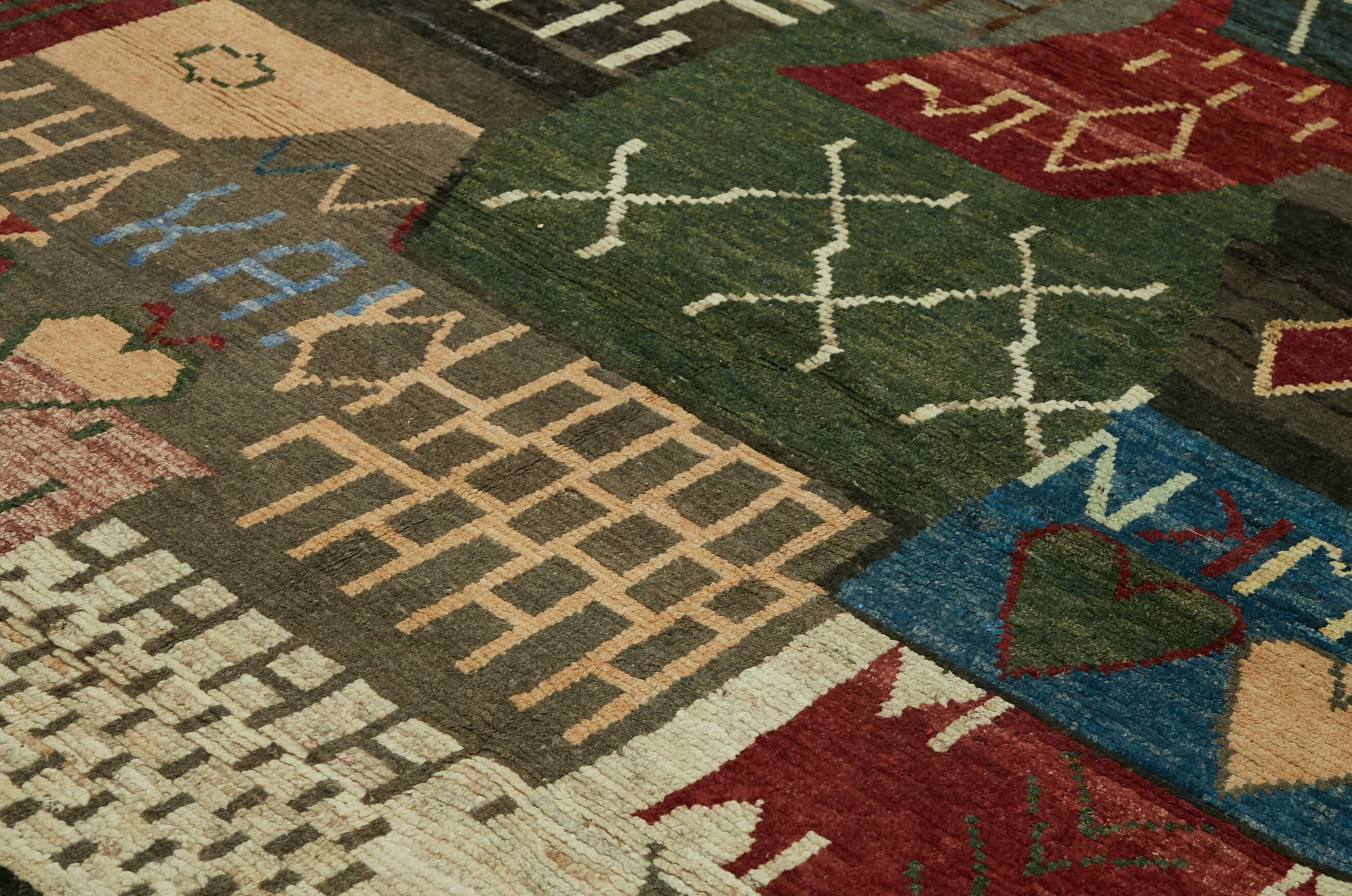 Multicolor Multicolor Tribal Atas Rug – 3.03 x 4.20 — 3.03 x 4.20