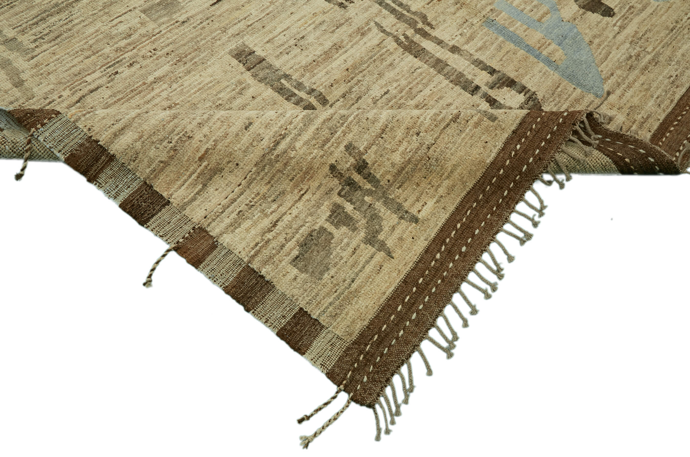 Beige Beige Tribal Atlas Rug – 2.84 x 3.72 — 2.84 x 3.72
