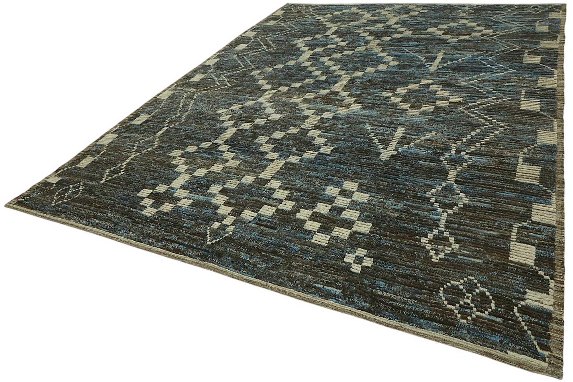 Brown Brown Tribal Atlas Rug – 2.83 x 3.44 — 2.83 x 3.44