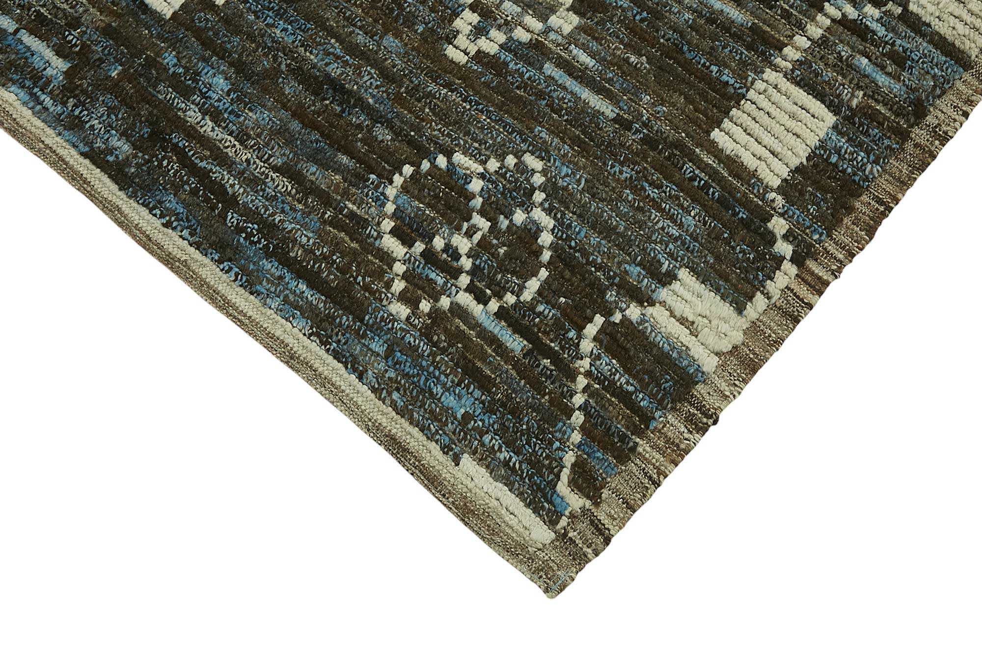 Brown Brown Tribal Atlas Rug – 2.83 x 3.44 — 2.83 x 3.44