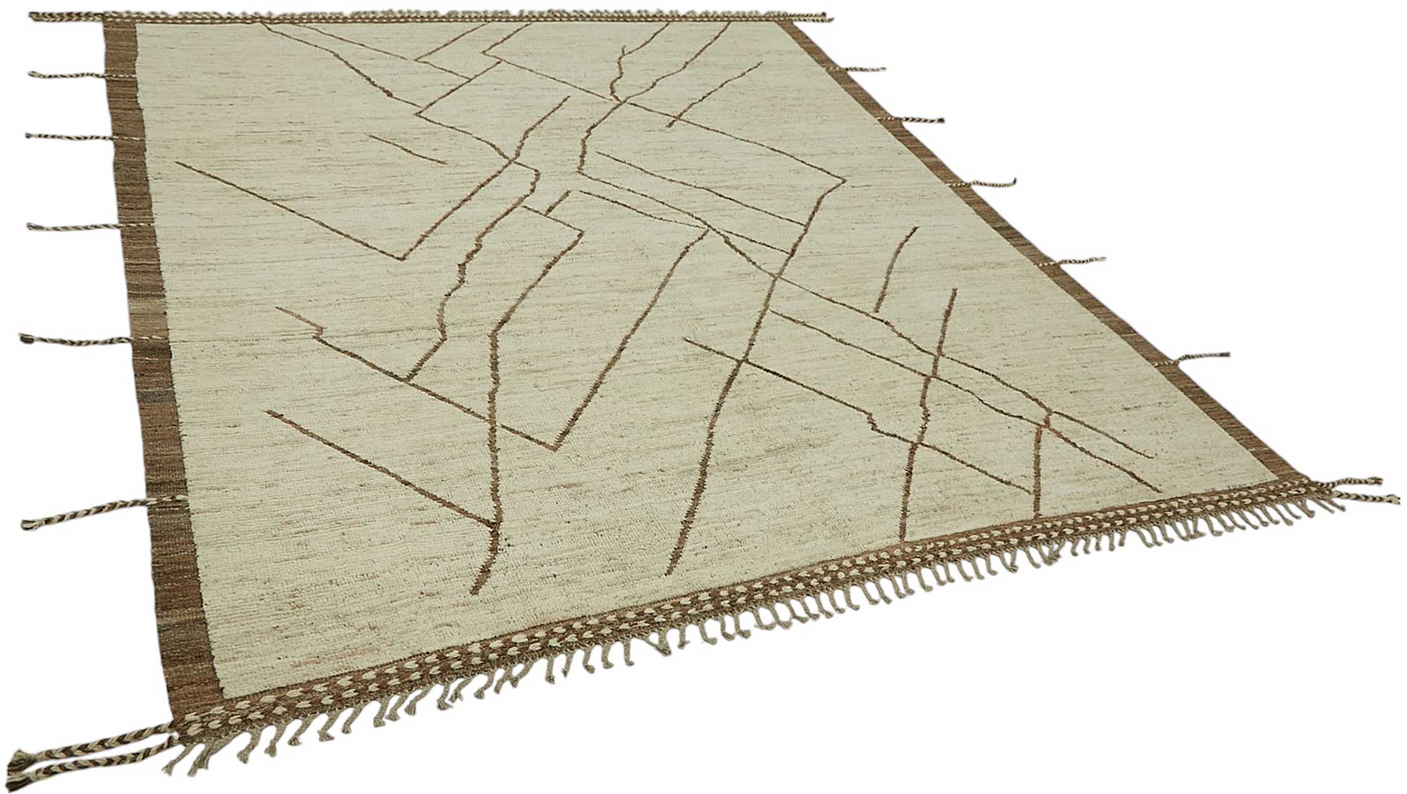 Beige Beige Almaas Atlas Rug – 2.58 x 3.10 — 2.58 x 3.10
