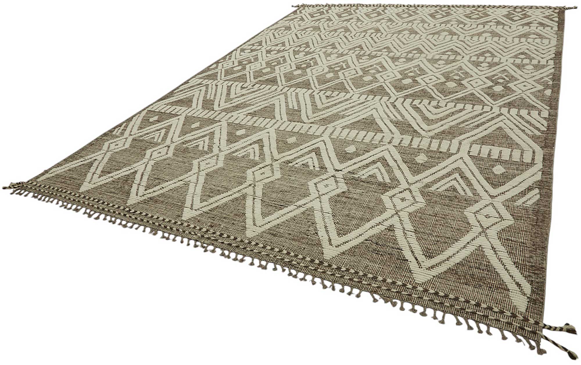 Beige Beige Tribal Atlas Rug – 2.97 x 4.30 — 2.97 x 4.30