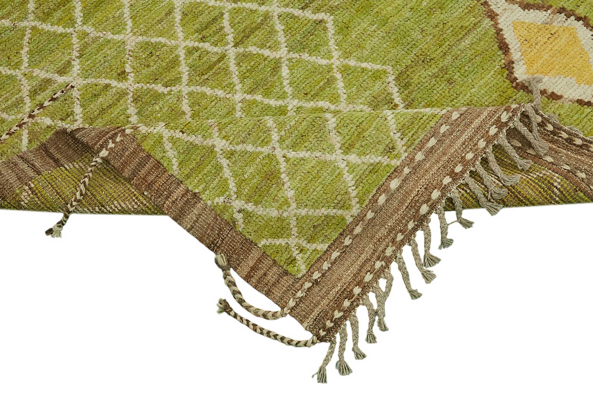 Green Green Tribal Rug Rug – 2.80 x 3.74 — 2.80 x 3.74