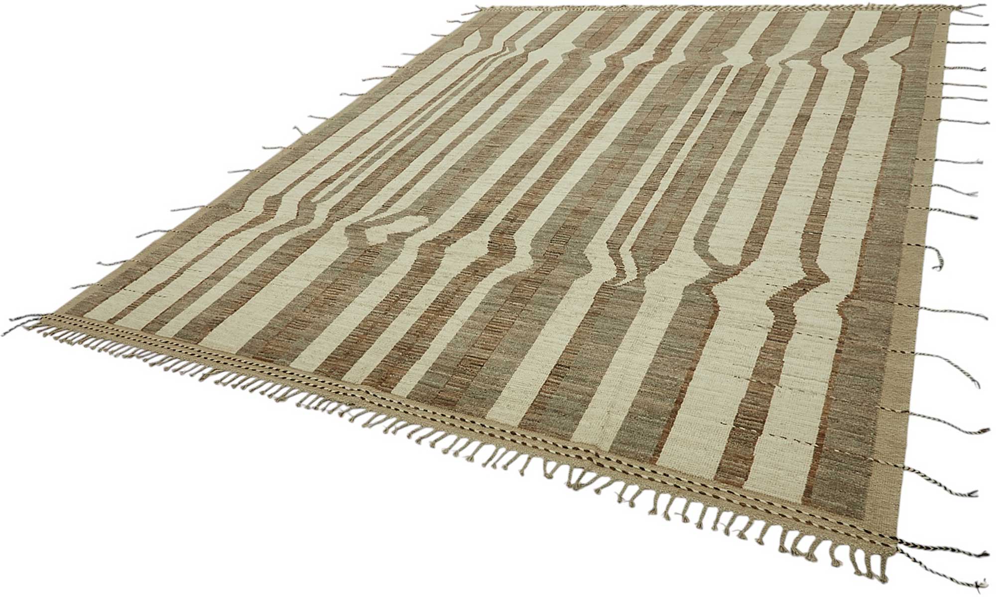 Beige Beige Tribal Atlas Rug – 2.85 x 3.69 — 2.85 x 3.69