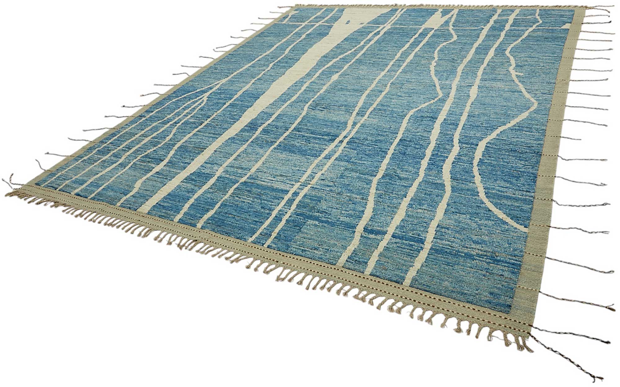 Blue Blue Samandar Atlas Rug – 2.88 x 3.69 — 2.88 x 3.69