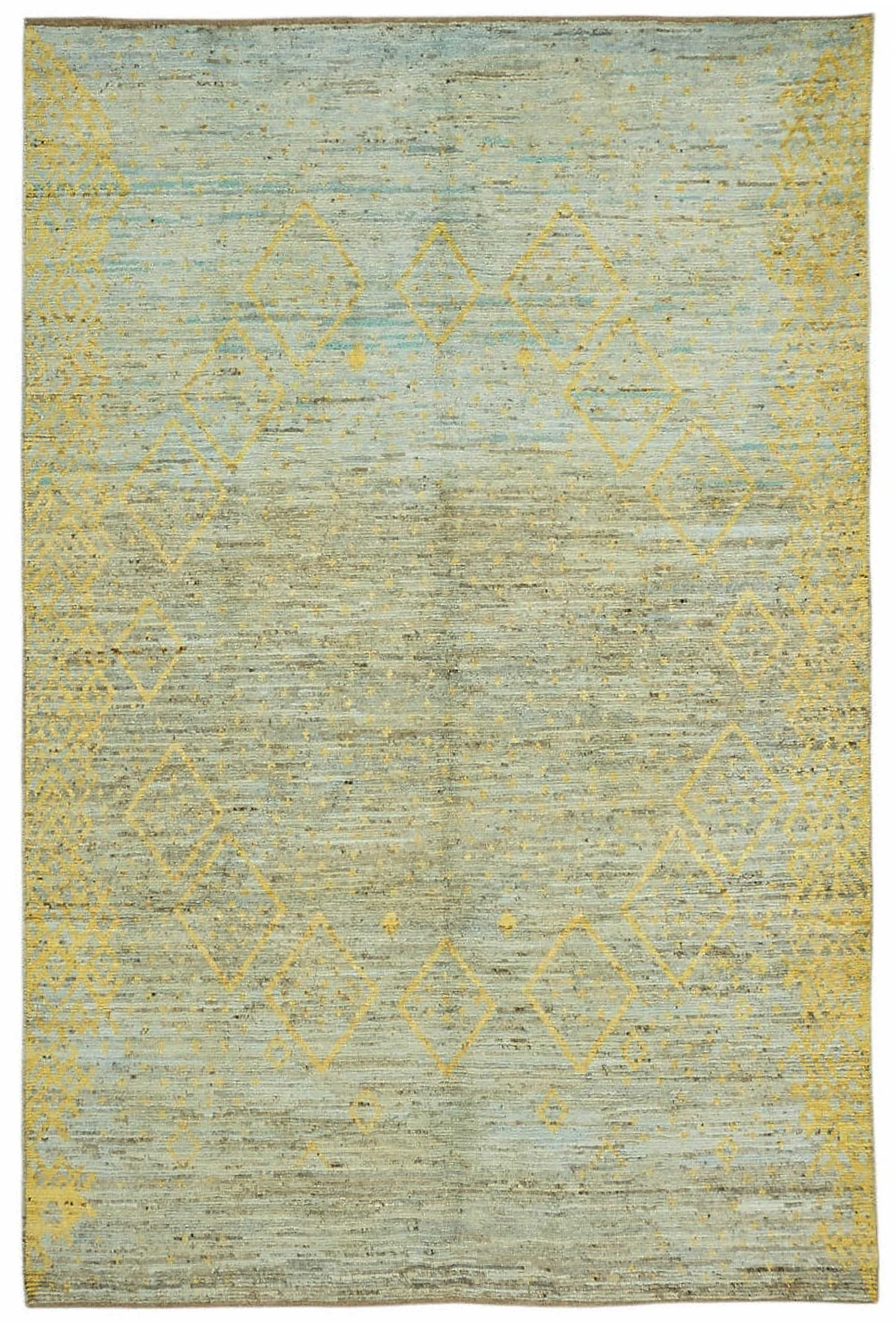 Blue Blue Zari Atlas Rug – 2.00 x 3.05 — 2.00 x 3.05