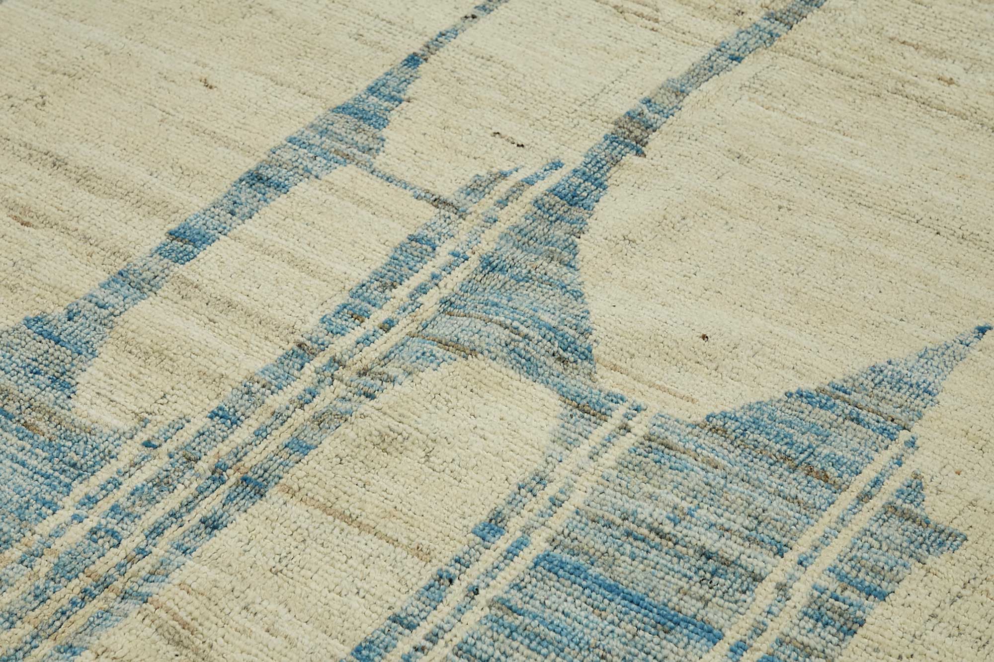 Blue Blue Mod Atlas Rug– 2.12 x 3.11 — 2.12 x 3.11