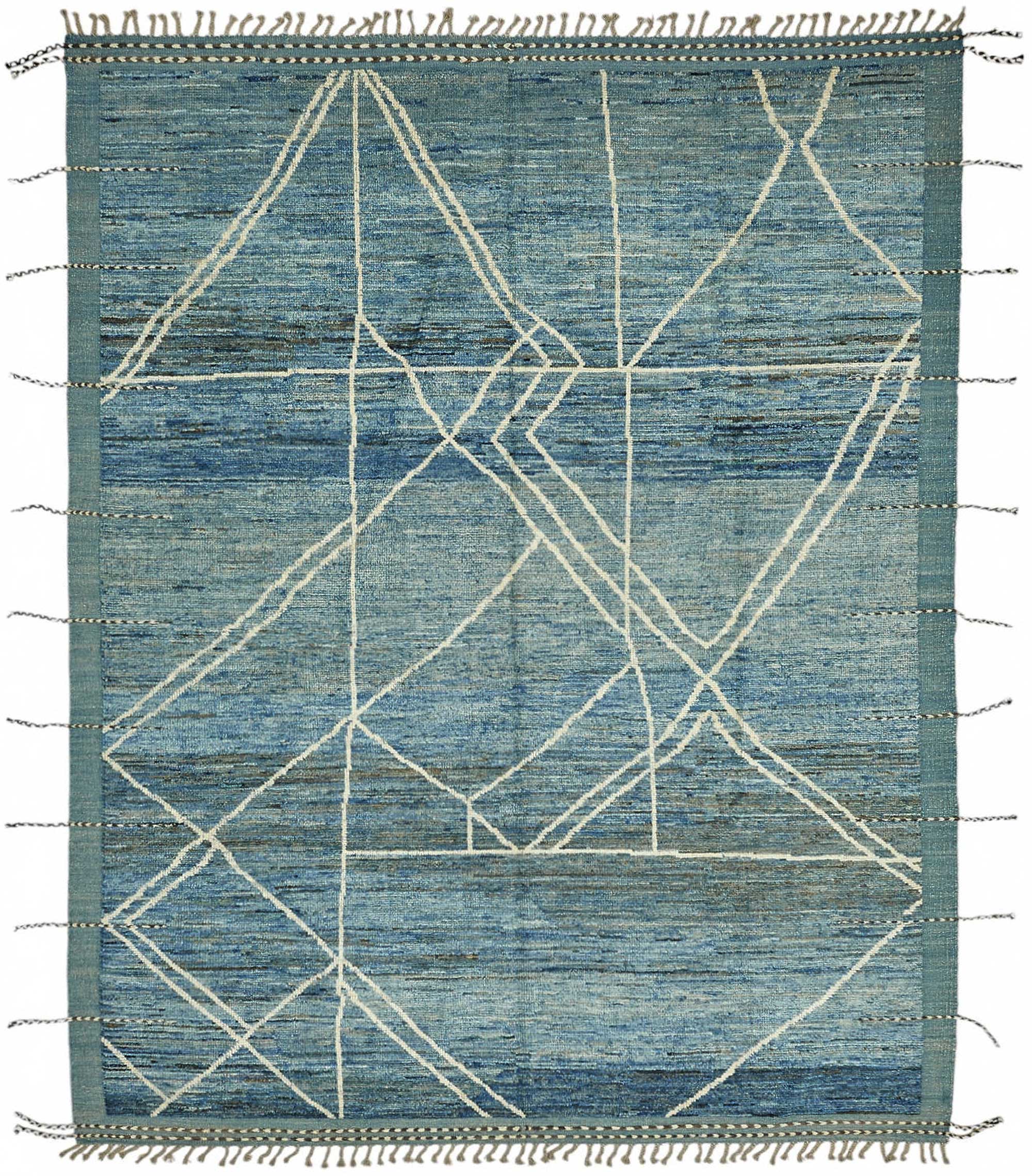 Blue Blue Almaas Atlas – 2.49 x 3.04 — 2.49 x 3.04