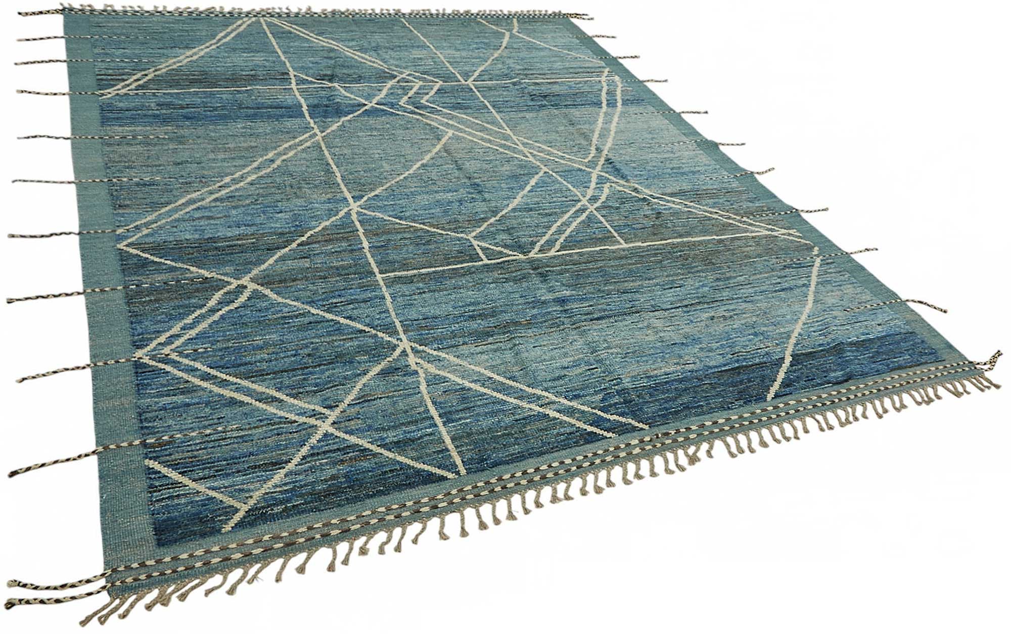 Blue Blue Almaas Atlas – 2.49 x 3.04 — 2.49 x 3.04